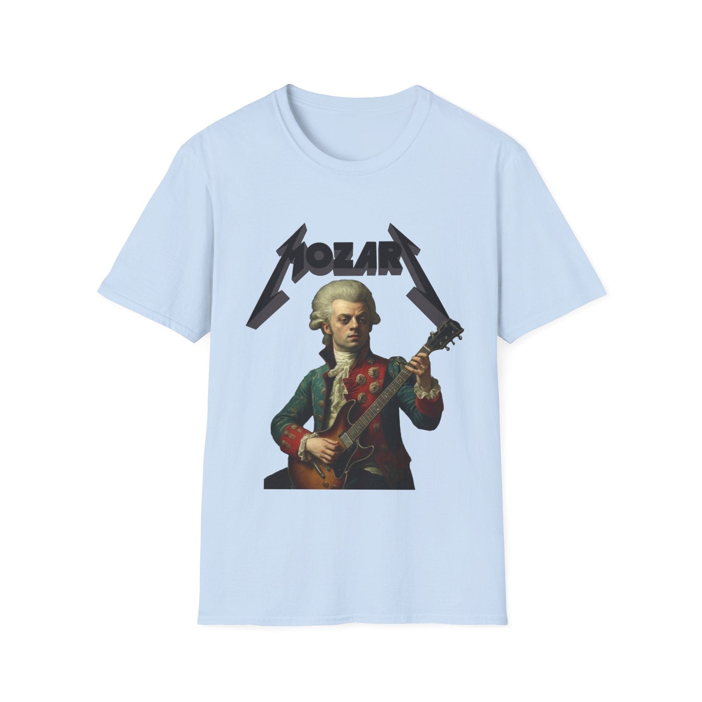 The "Metal Mozart" Tee | Classical Composer x Heavy Metal Mashup T-Shirt