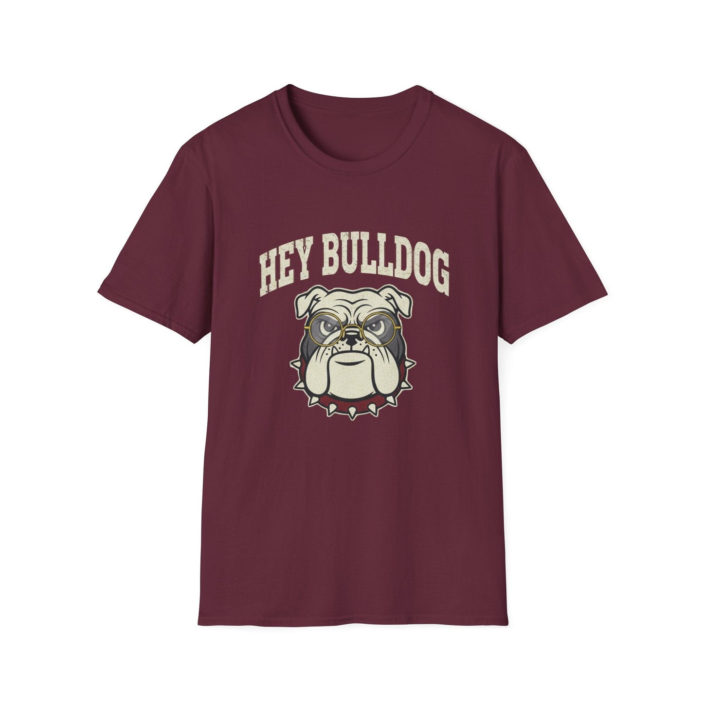 Hey Bulldog T-Shirt – Vintage Bulldog Graphic Tee for Dog Lovers - That Should Be on a T-Shirt