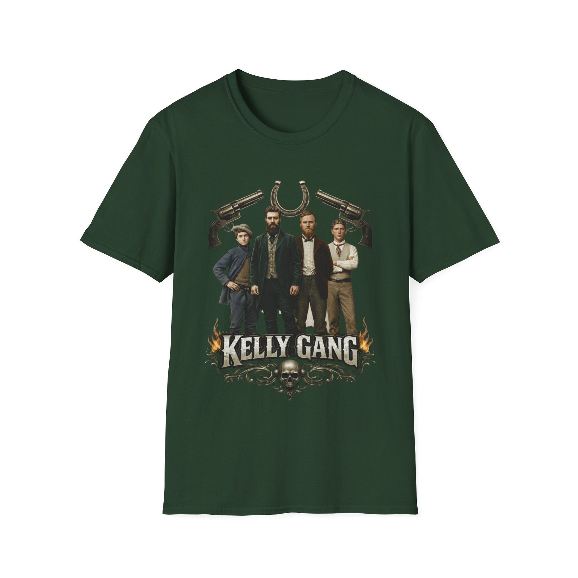 Kelly Gang Heritage Graphic Tee – Legendary Australian Outlaw Style - That Should Be on a T-Shirt