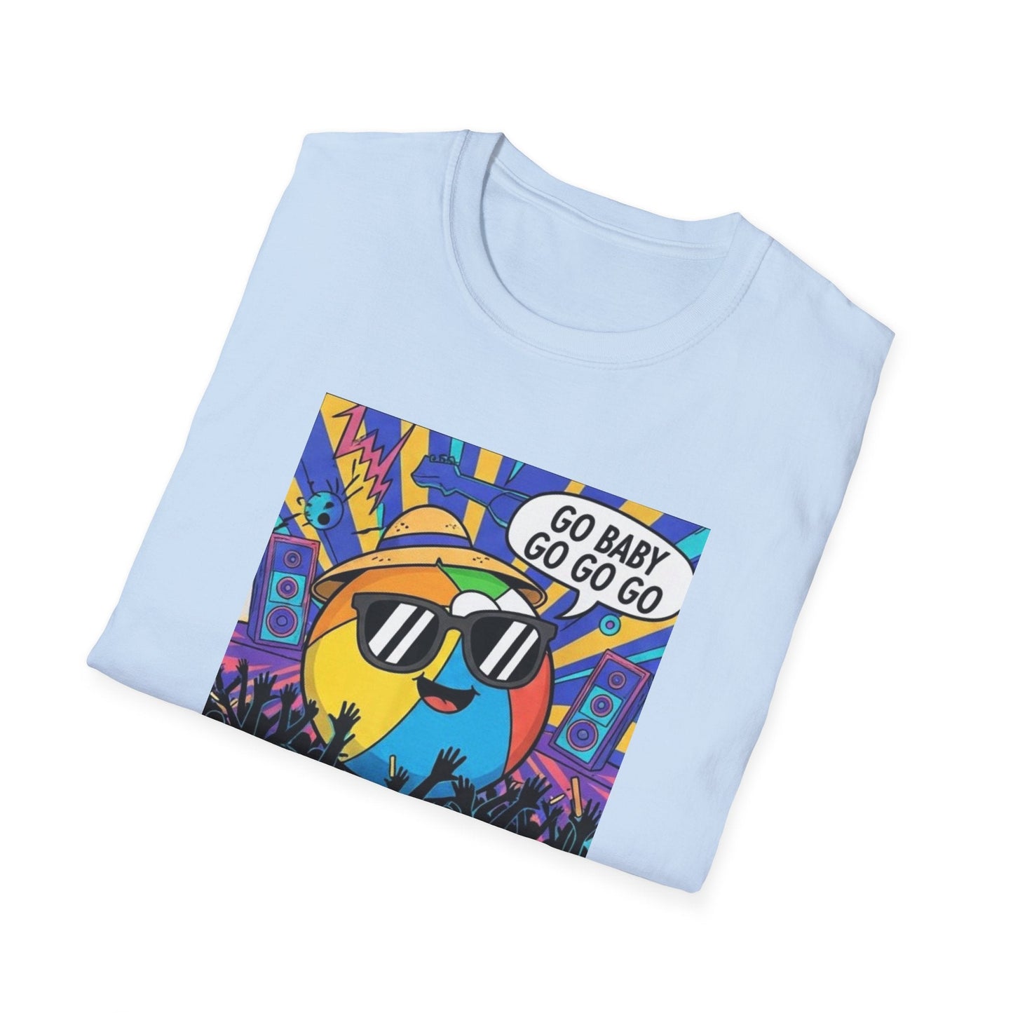 The Original "Go Baby Go Go Go" Beach Ball Guy Concert Tee