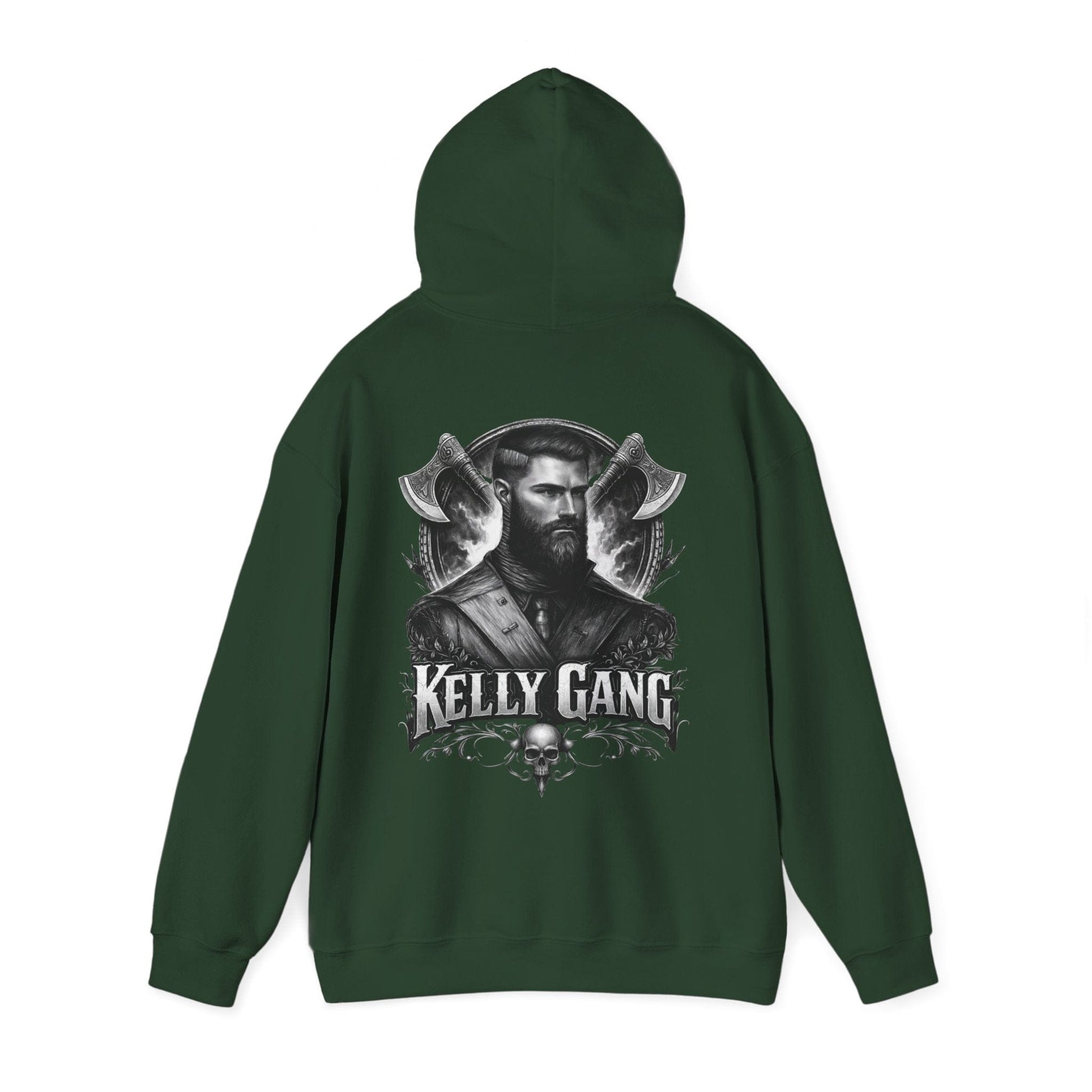 Kelly Gang Hoodie – Vintage Outlaw Portrait Pullover - That Should Be on a T-Shirt