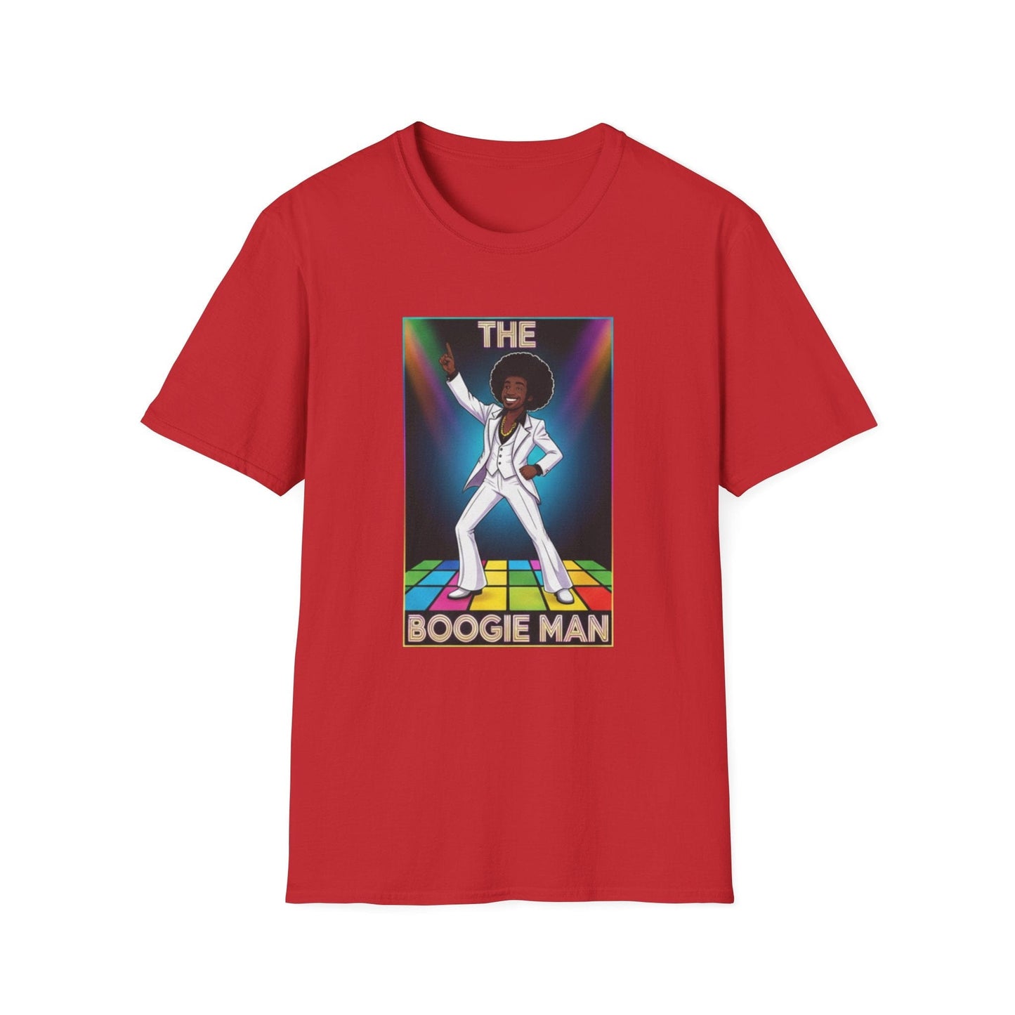 Boogie Man Disco T-Shirt — Retro 70s Dance Floor Graphic Tee