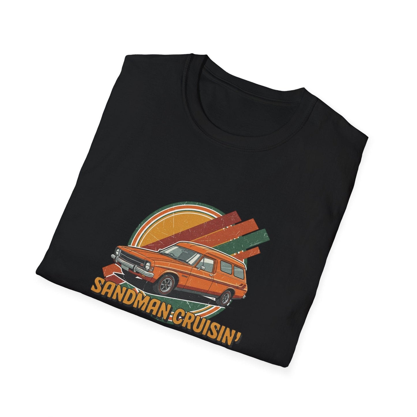 Sandman Cruisin' Van T-Shirt — Retro Campervan Graphic Tee