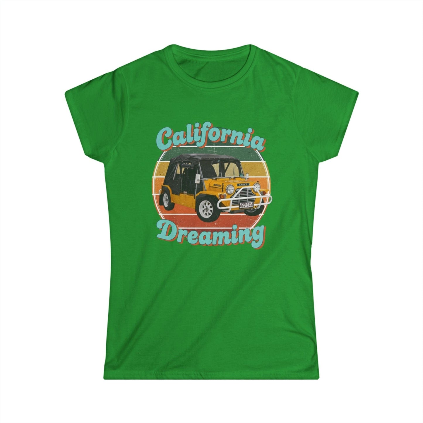California Dreaming Tee — Vintage Surf Moke Women’s Shirt - That Should Be on a T-Shirt