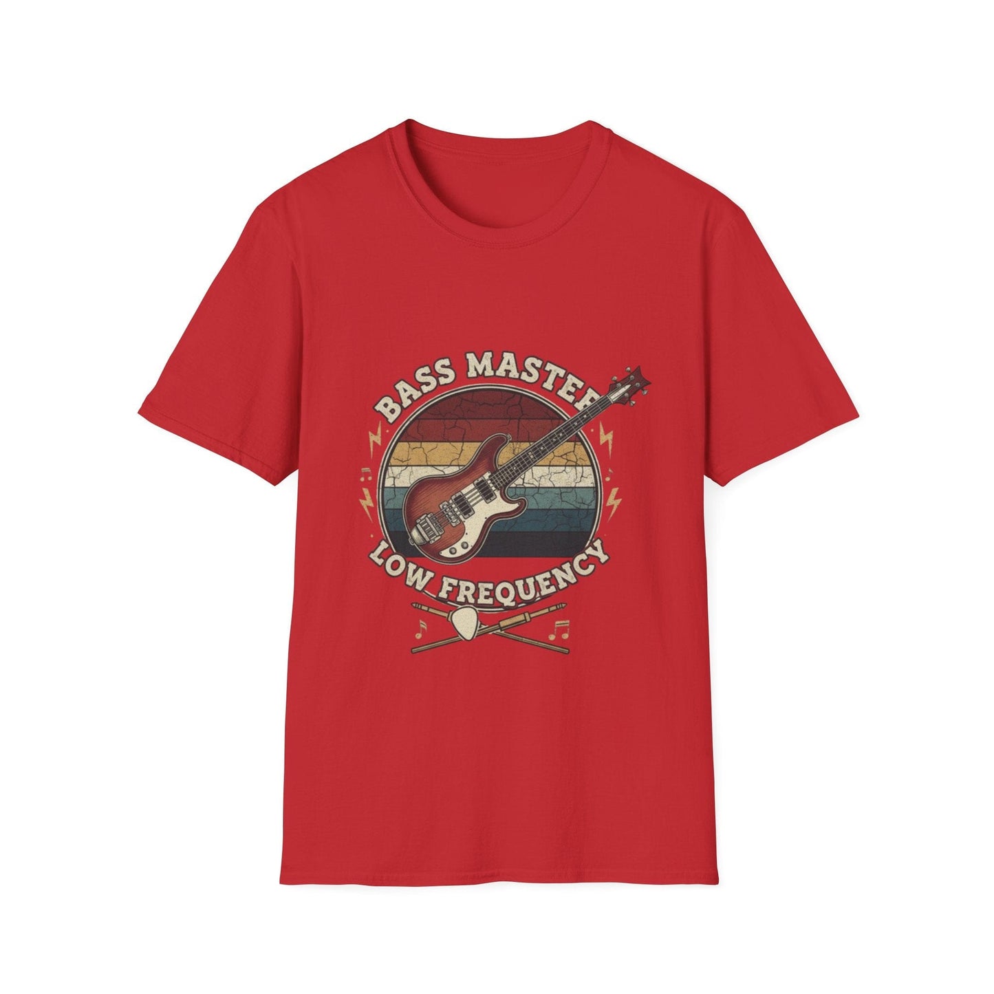 Vintage Bass Master "Low Frequency" T-Shirt - Retro Musician Tee
