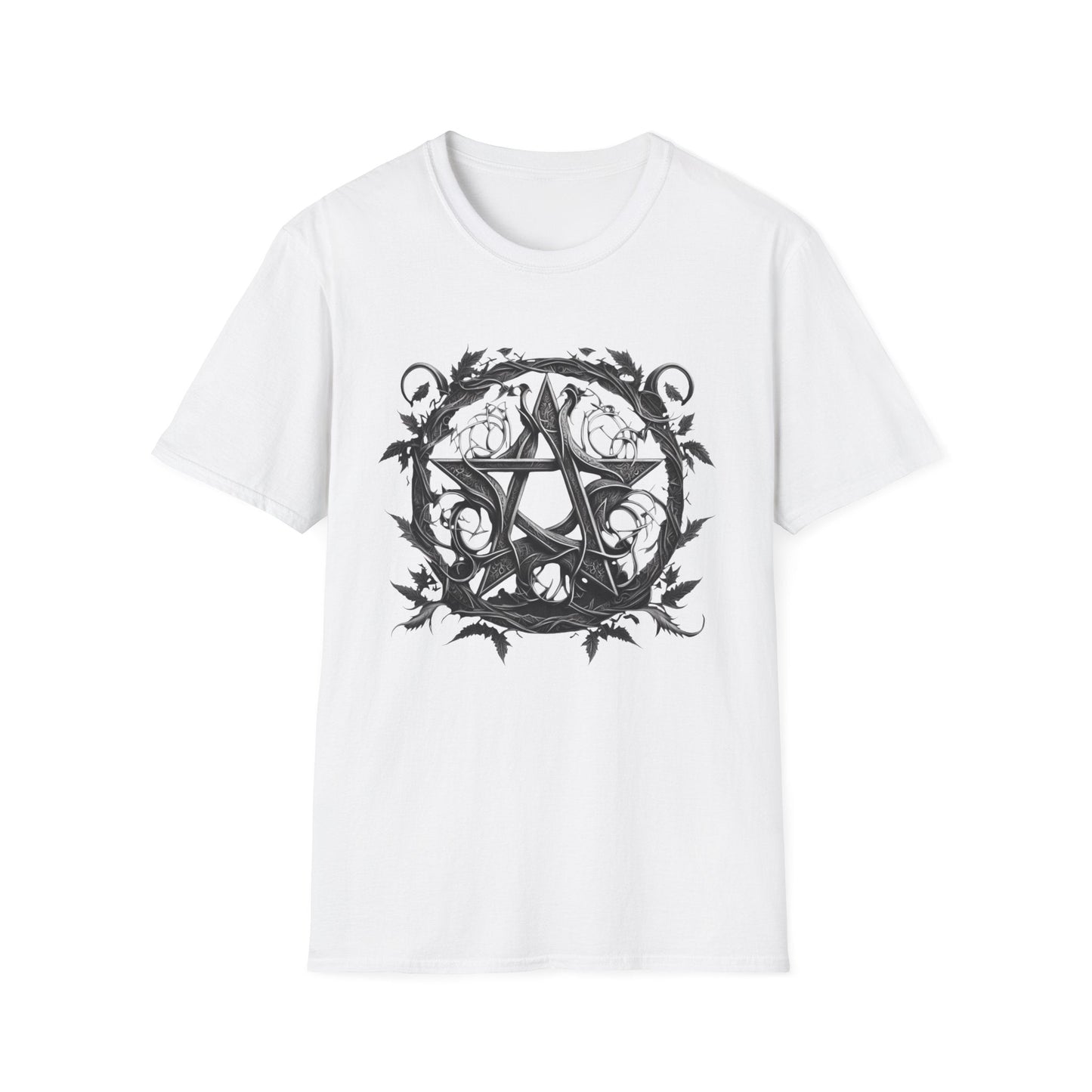 Gothic Sigil T-Shirt – Dark Circular Emblem Graphic Tee - That Should Be on a T-Shirt
