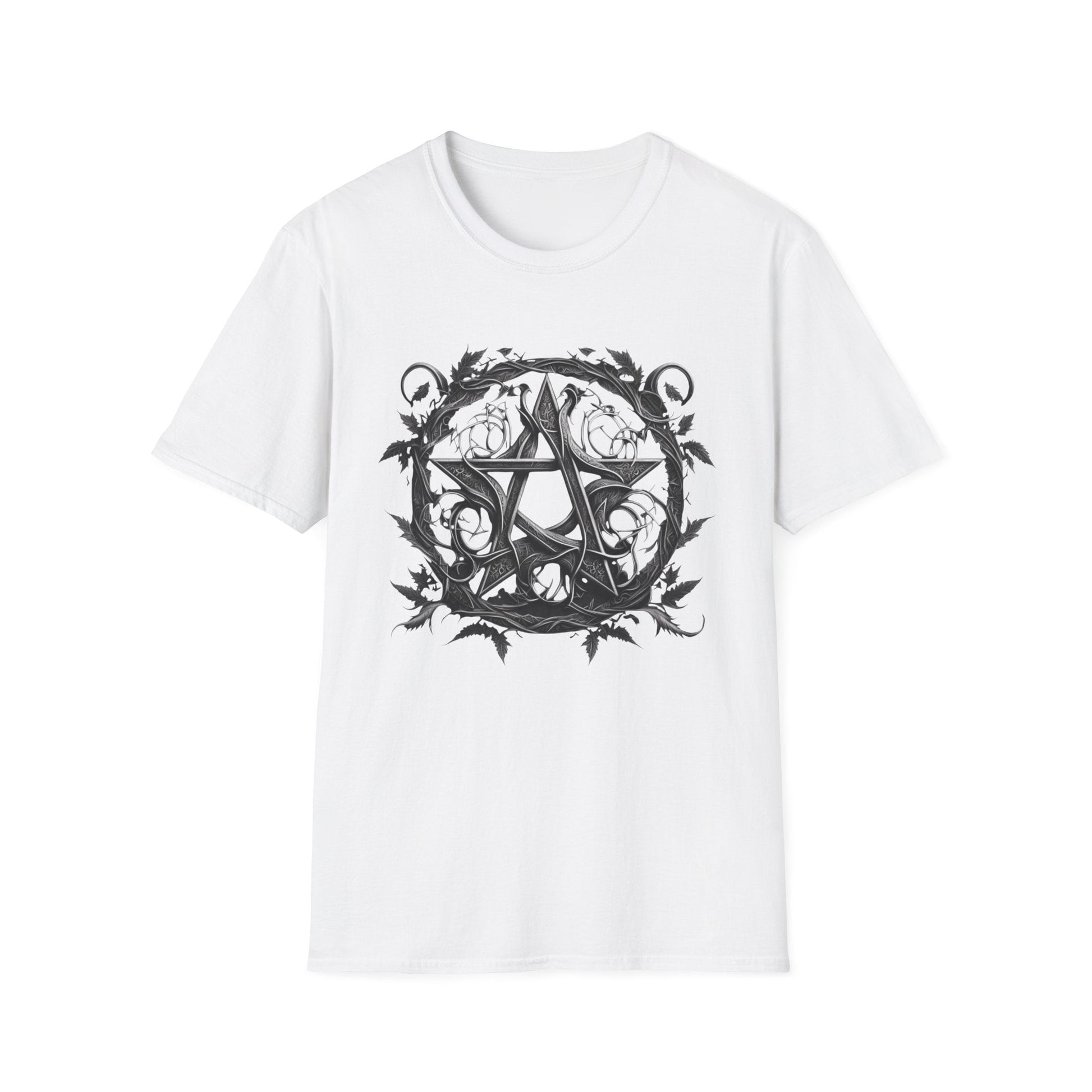 Gothic Sigil T-Shirt – Dark Circular Emblem Graphic Tee - That Should Be on a T-Shirt