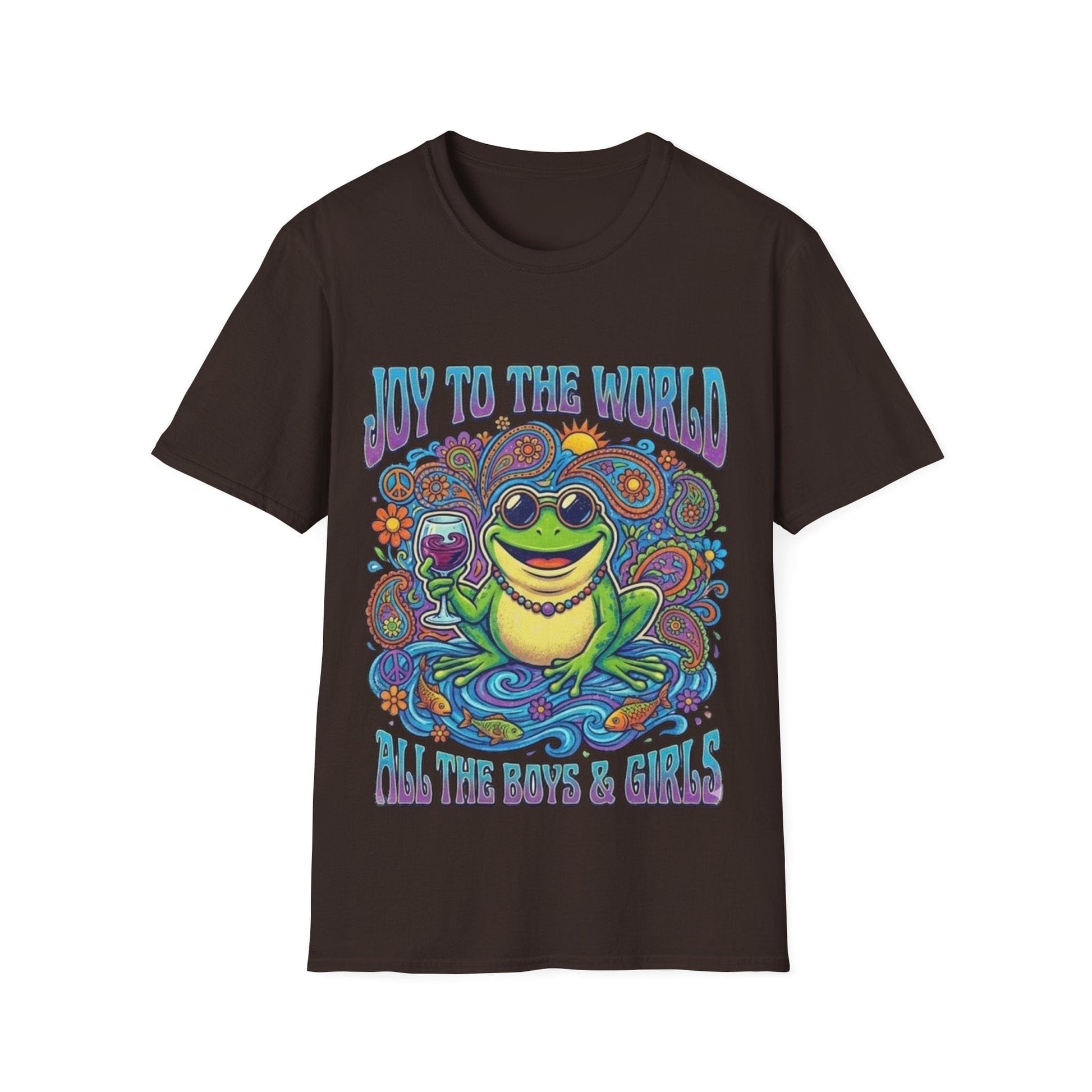 Joy to the World T-Shirt — Psychedelic Holiday Graphic Tee - That Should Be on a T-Shirt