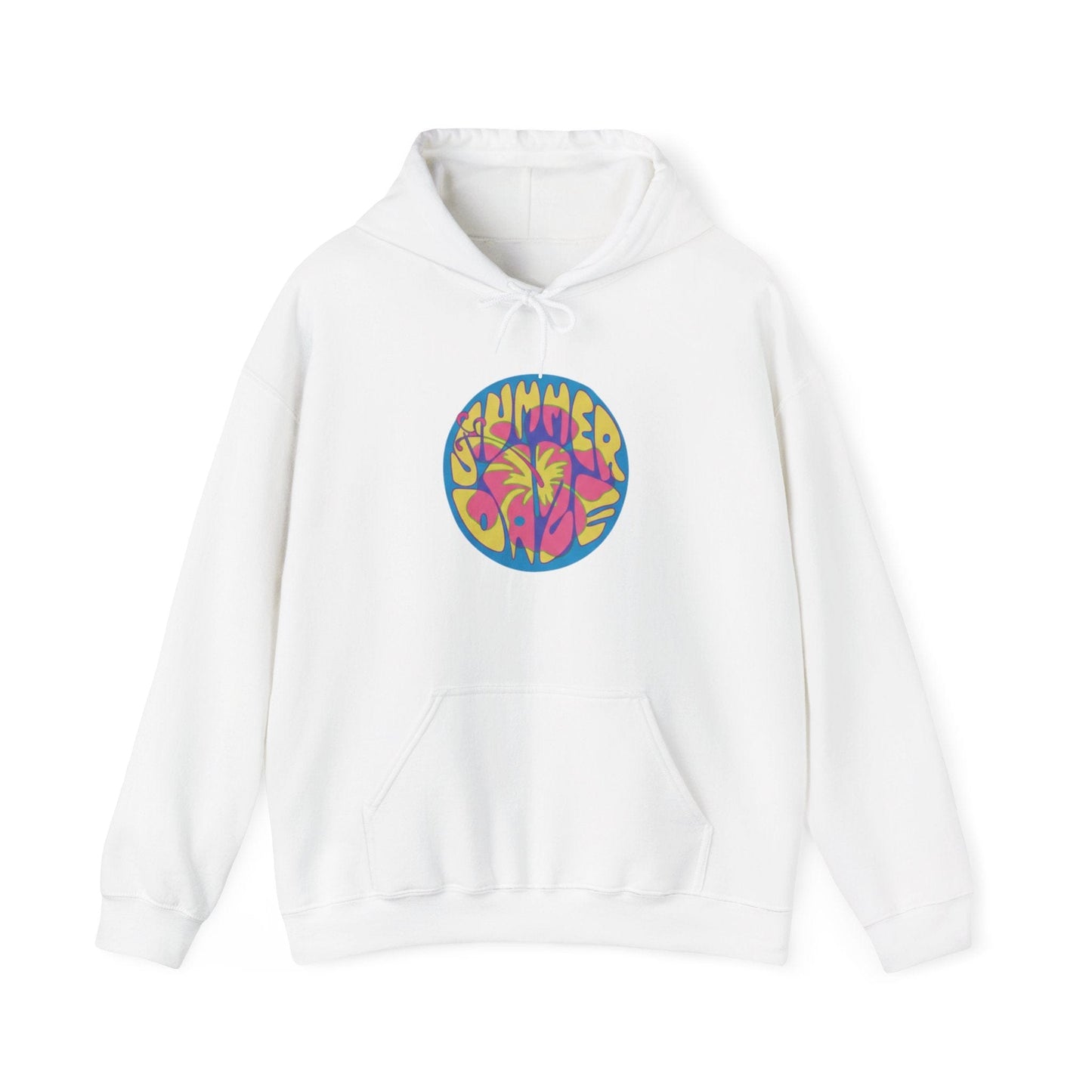 Summer Daze Retro 70s Graphic Hoodie – Oversized Surf Sweatshirt