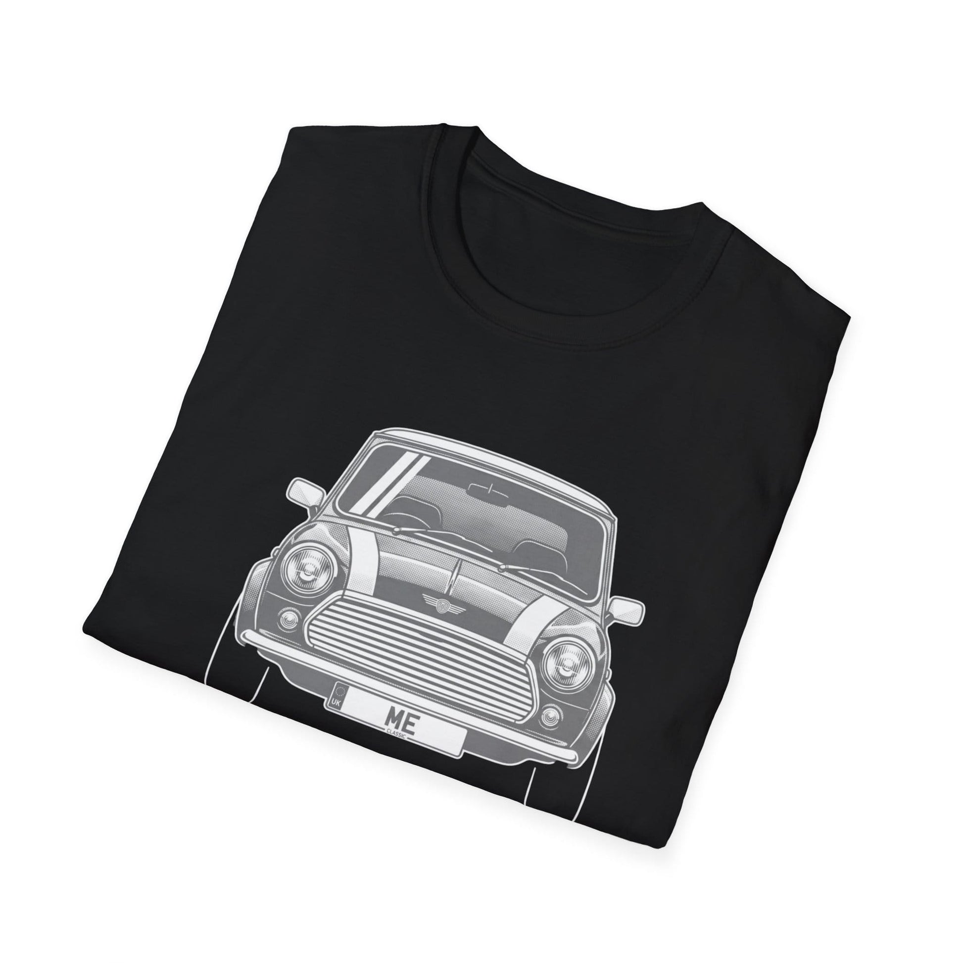 Classic Mini Car T-Shirt – Vintage Front View Graphic Tee for Car Lovers - That Should Be on a T-Shirt