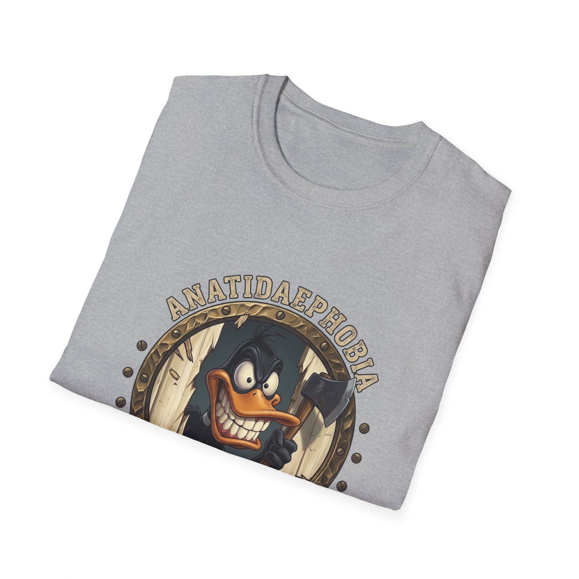 Anatidaephobia “Fear of the Duck” Graphic T-Shirt - That Should Be on a T-Shirt