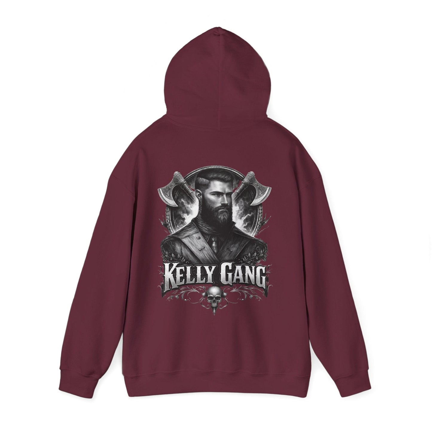 Kelly Gang Hoodie – Vintage Outlaw Portrait Pullover - That Should Be on a T-Shirt
