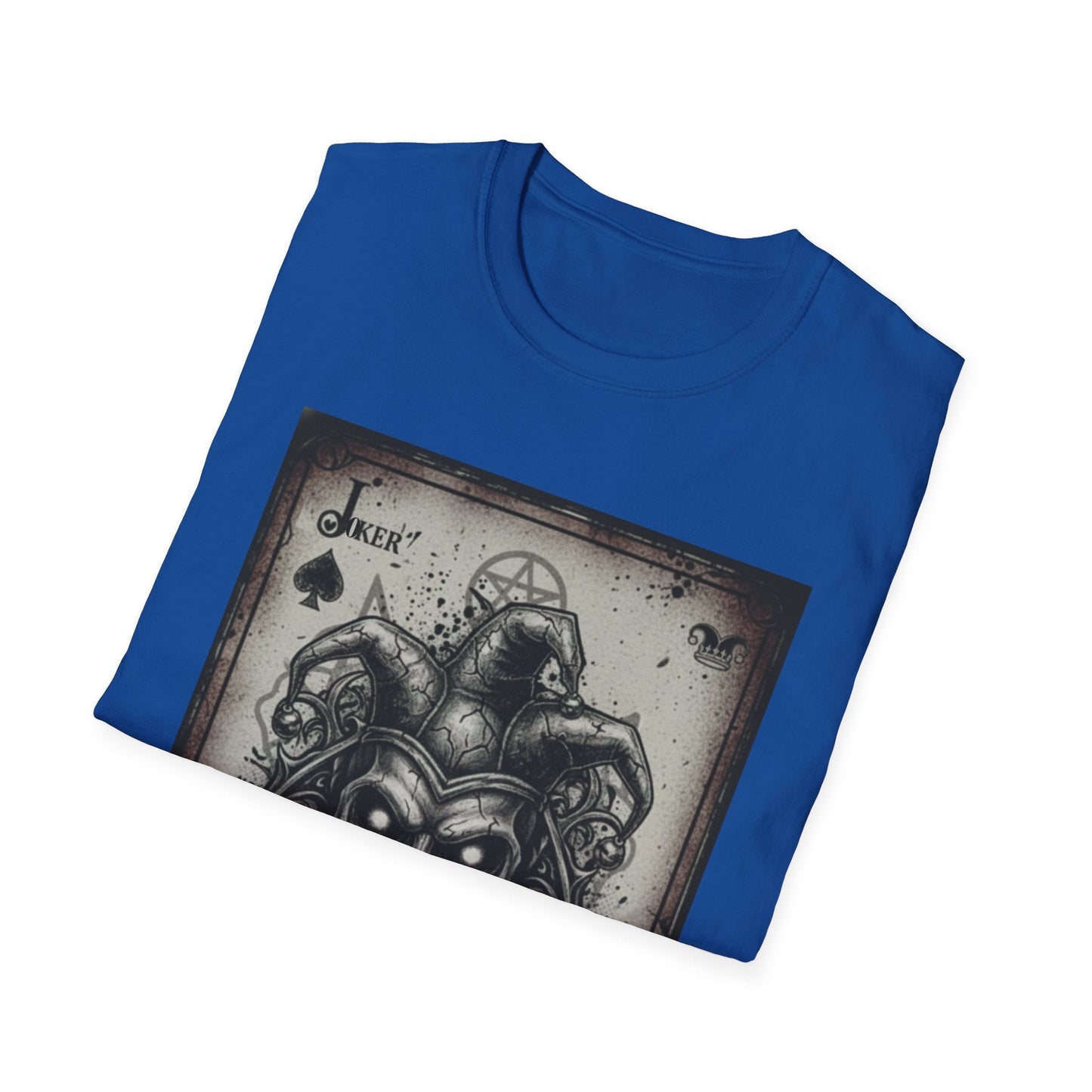 Dark Joker Skull Playing Card T-Shirt | Gothic Streetwear Graphic Tee