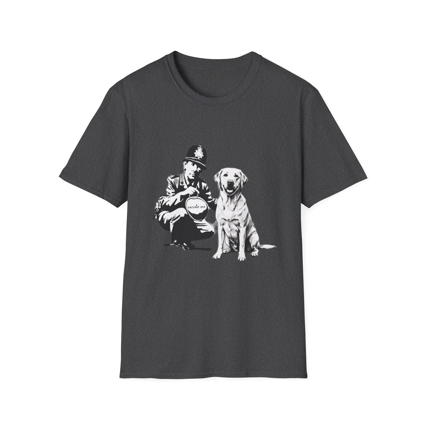 Vintage Police & Labrador Dog T-Shirt | Retro K9 Dog Lover Graphic Tee - That Should Be on a T-Shirt