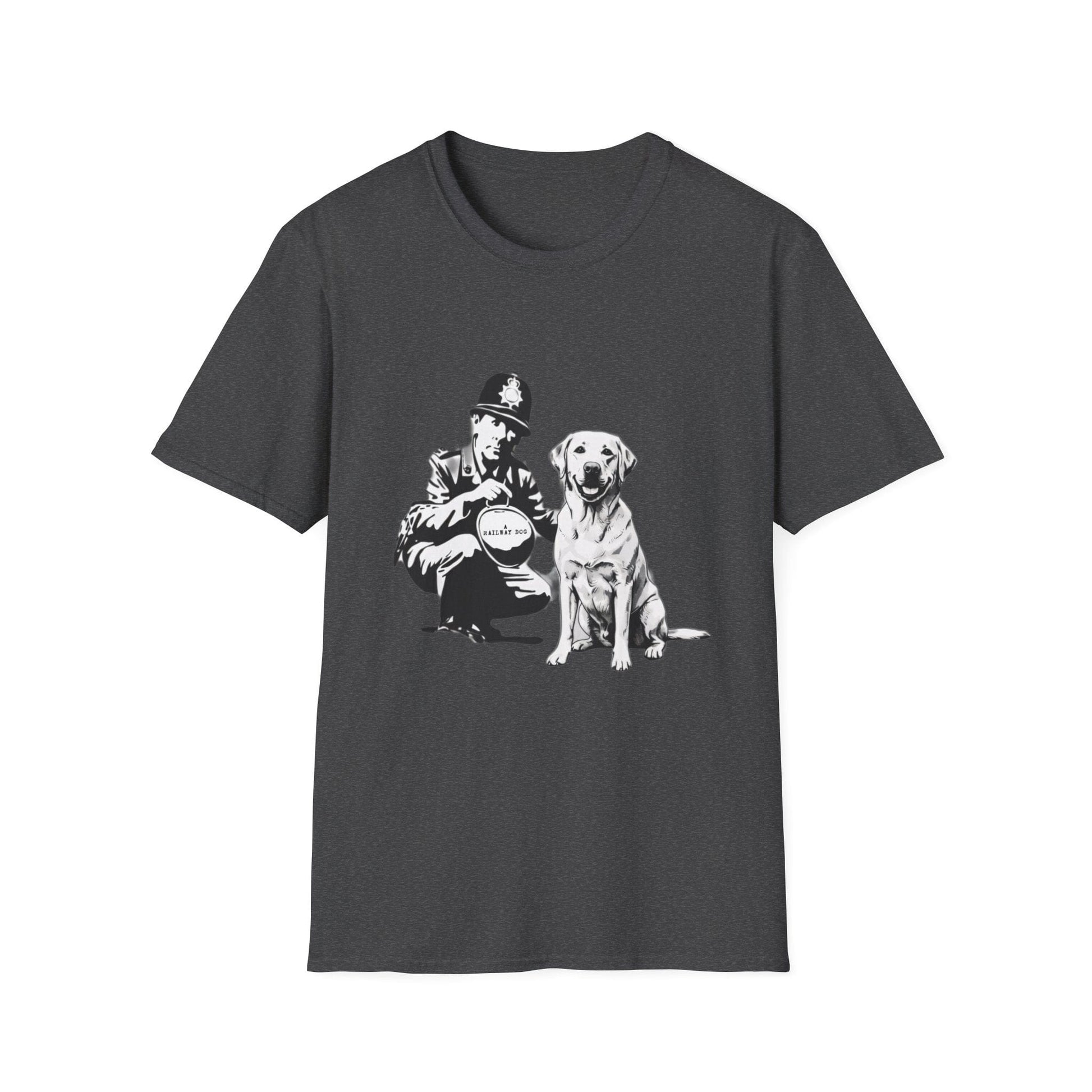 Vintage Police & Labrador Dog T-Shirt | Retro K9 Dog Lover Graphic Tee - That Should Be on a T-Shirt