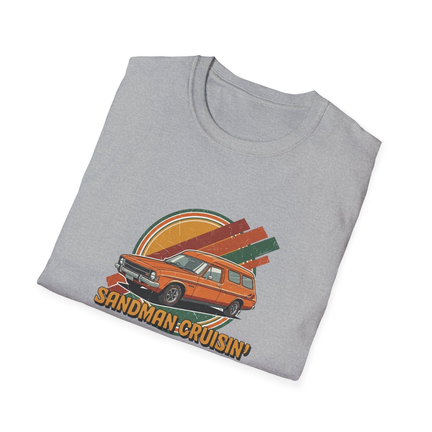 Sandman Cruisin' Van T-Shirt — Retro Campervan Graphic Tee