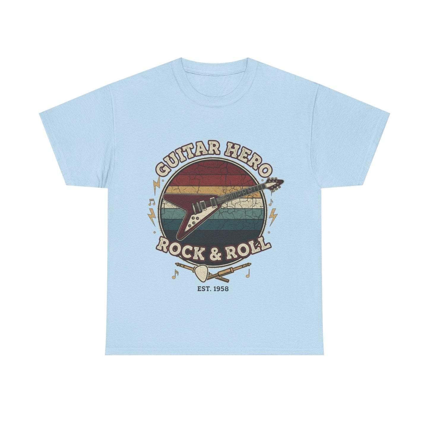 Guitar Hero T-Shirt | Rock and Roll Band Tee | Electric Guitar Graphic Shirt | Music Lover Gift - That Should Be on a T-Shirt