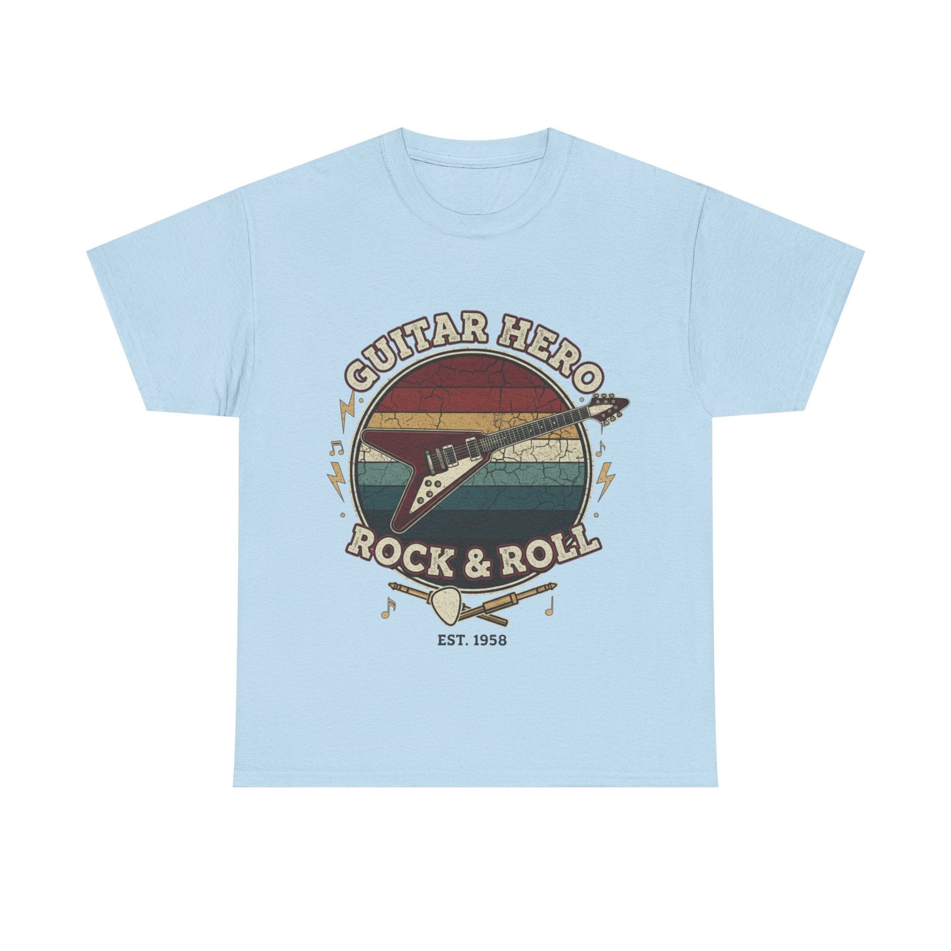 Guitar Hero T-Shirt | Rock and Roll Band Tee | Electric Guitar Graphic Shirt | Music Lover Gift - That Should Be on a T-Shirt