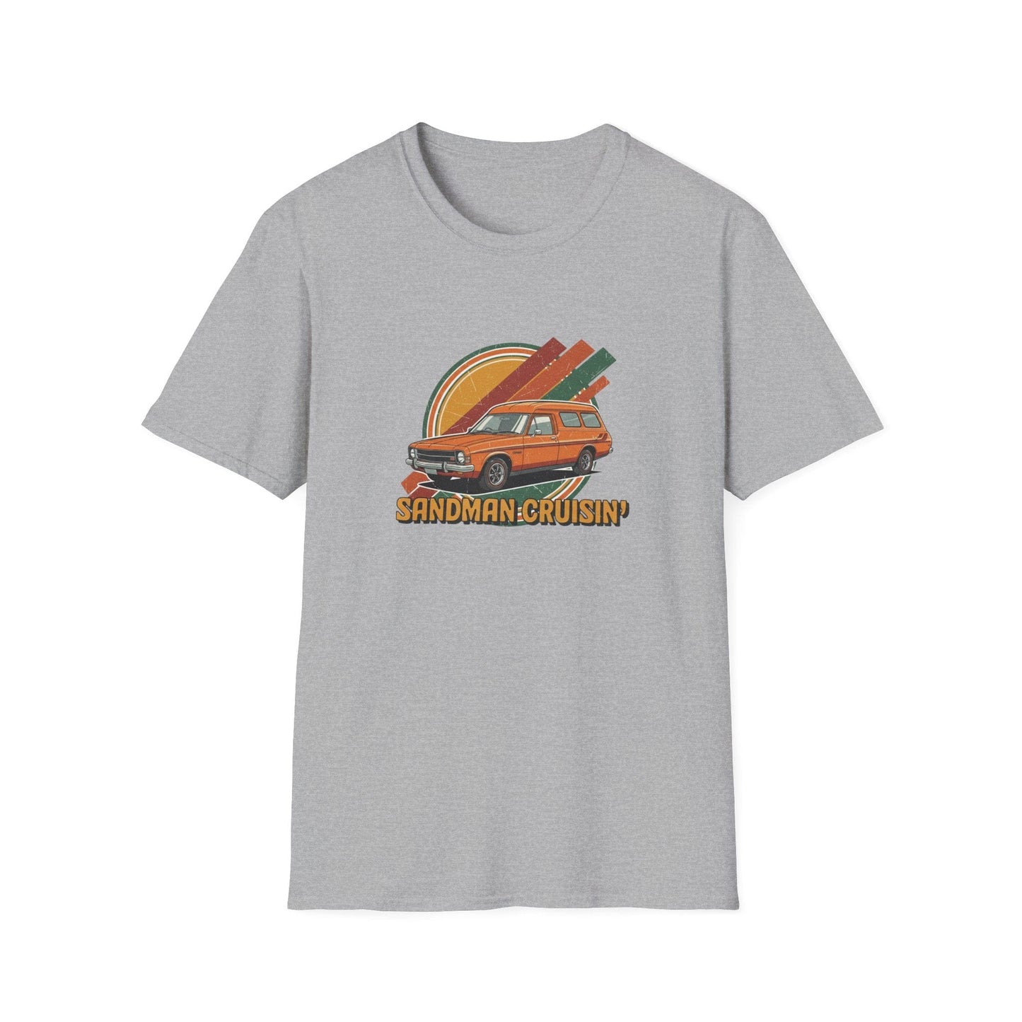 Sandman Cruisin' Van T-Shirt — Retro Campervan Graphic Tee