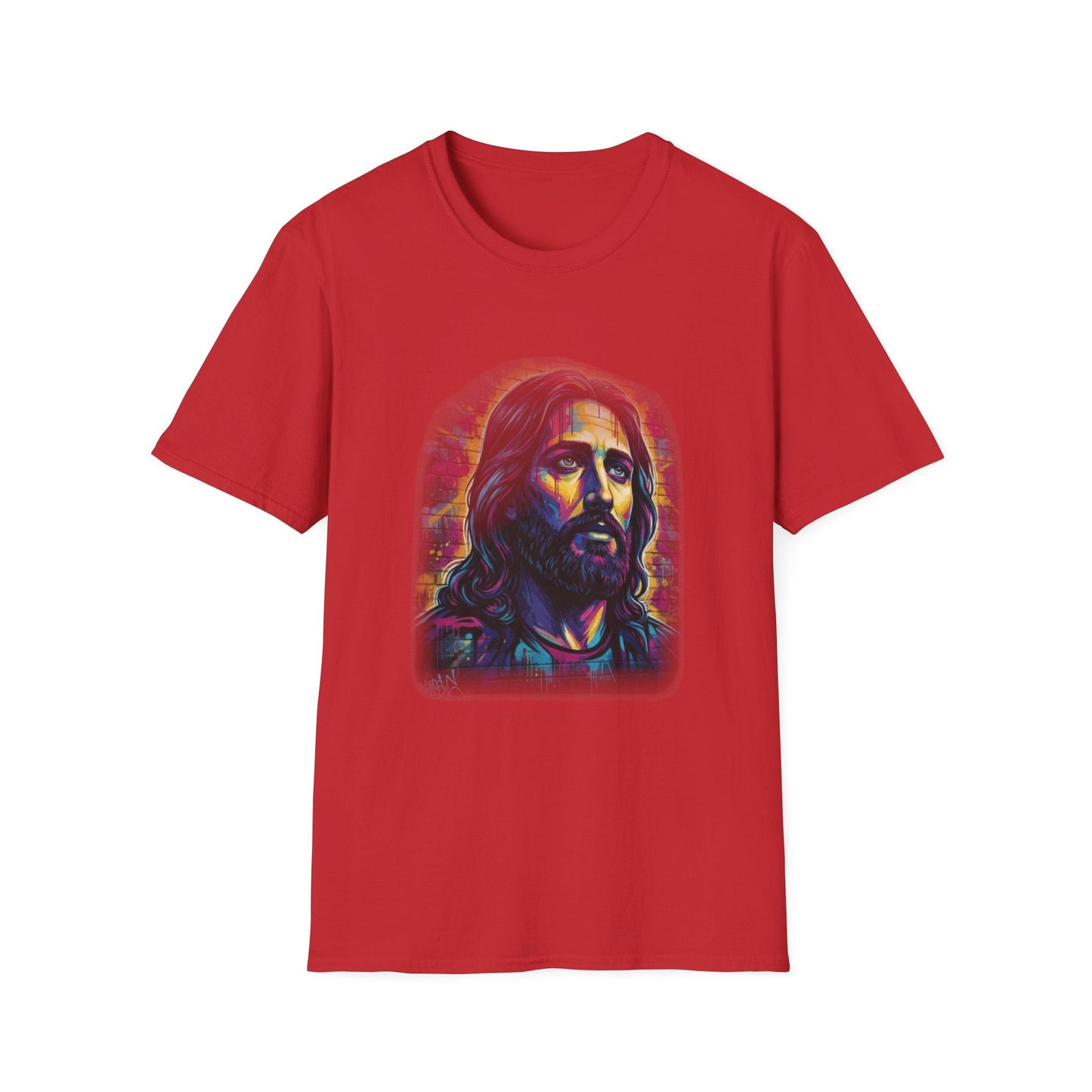 Urban Messiah – Vibrant Graffiti Art Premium Tee - That Should Be on a T-Shirt