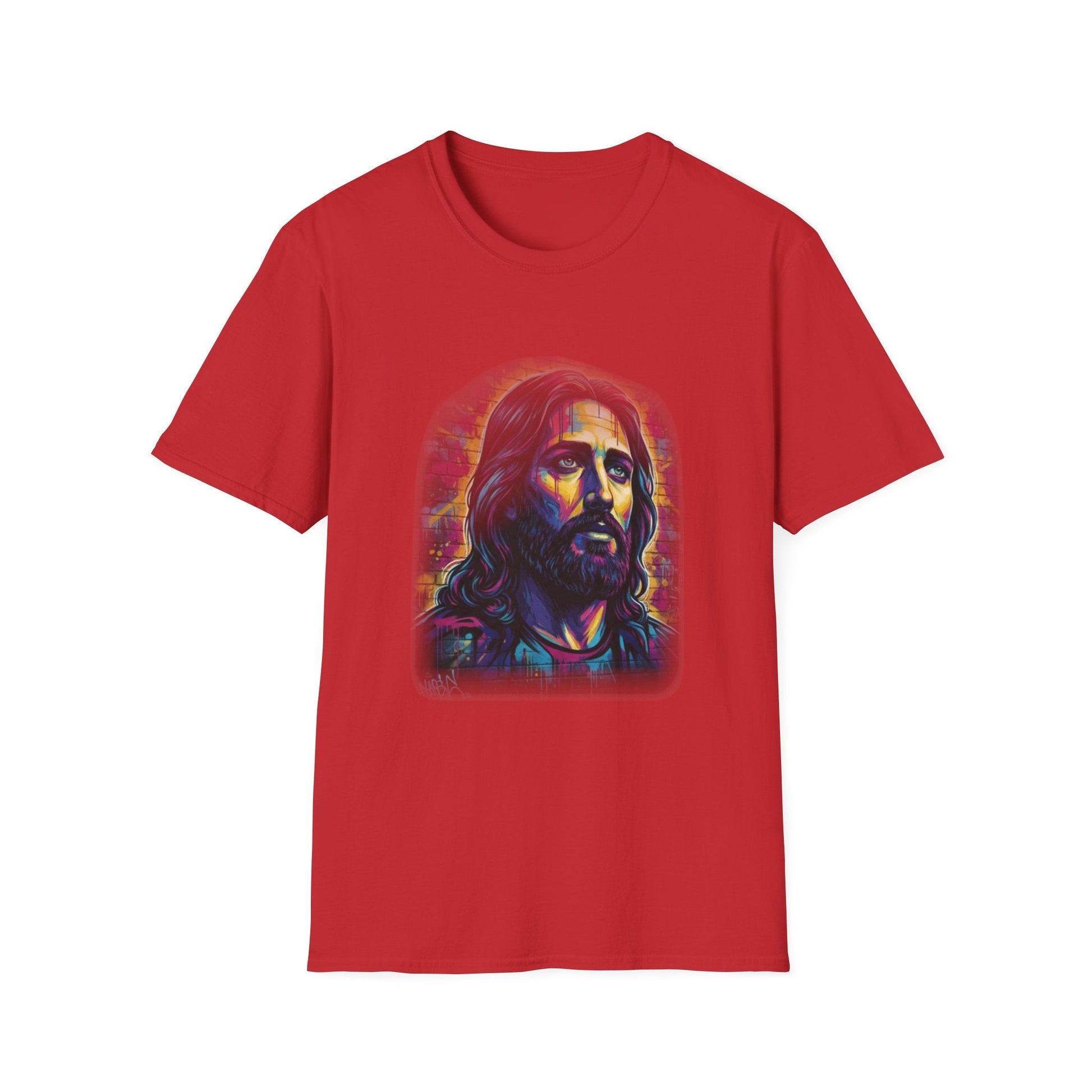Urban Messiah – Vibrant Graffiti Art Premium Tee - That Should Be on a T-Shirt
