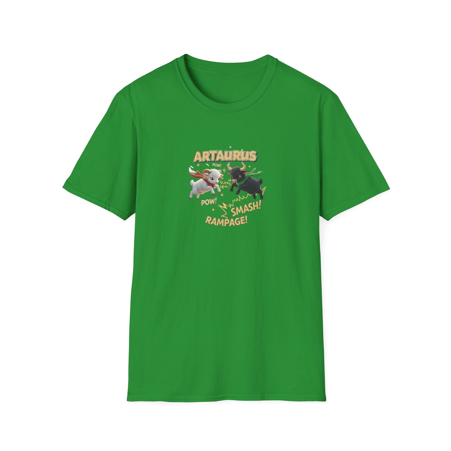 Artaurus “Rampage!” T-Shirt – Aries Taurus Cusp Zodiac Mashup Tee - That Should Be on a T-Shirt