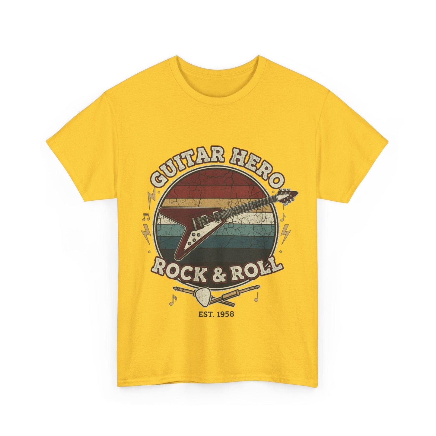 Guitar Hero T-Shirt | Rock and Roll Band Tee | Electric Guitar Graphic Shirt | Music Lover Gift - That Should Be on a T-Shirt