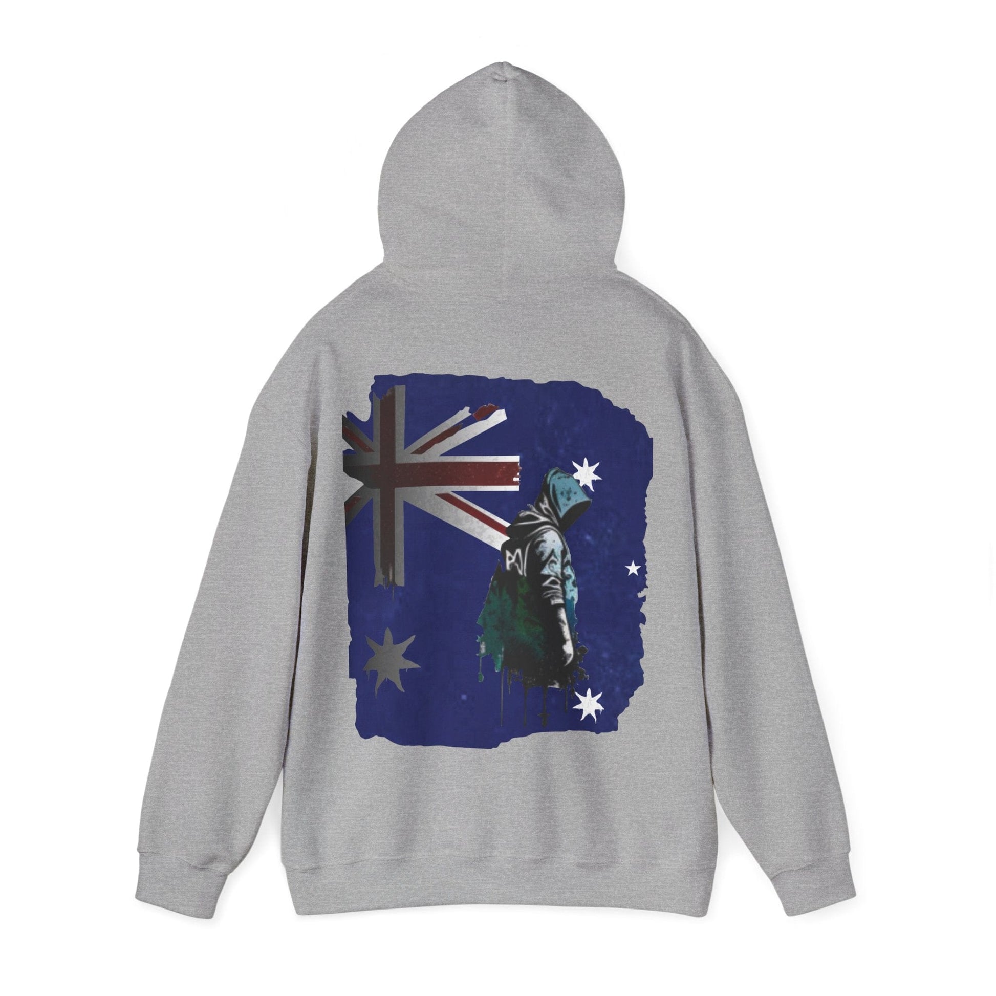 Australian Flag Hoodie | Streetwear Grunge Pullover | Heavyweight Unisex Jumper - That Should Be on a T-Shirt
