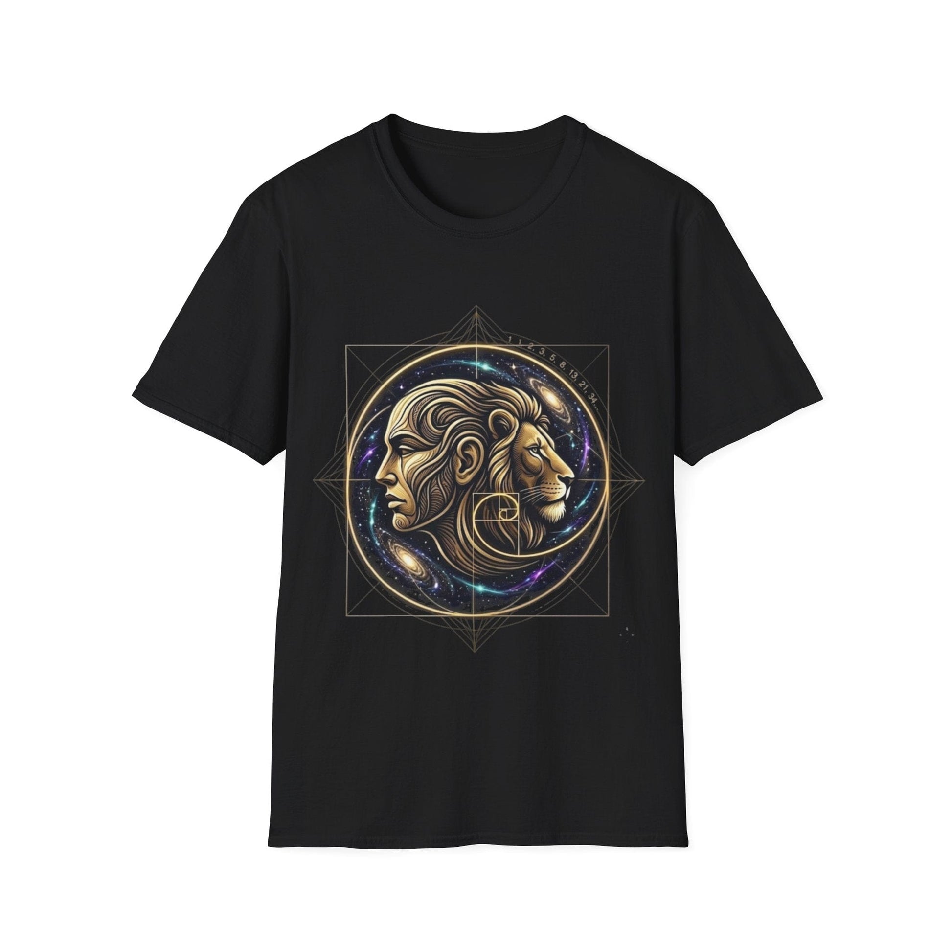 Golden Ratio Lion & Human T-Shirt - Fibonacci Sequence Sacred Geometry Tee - That Should Be on a T-Shirt