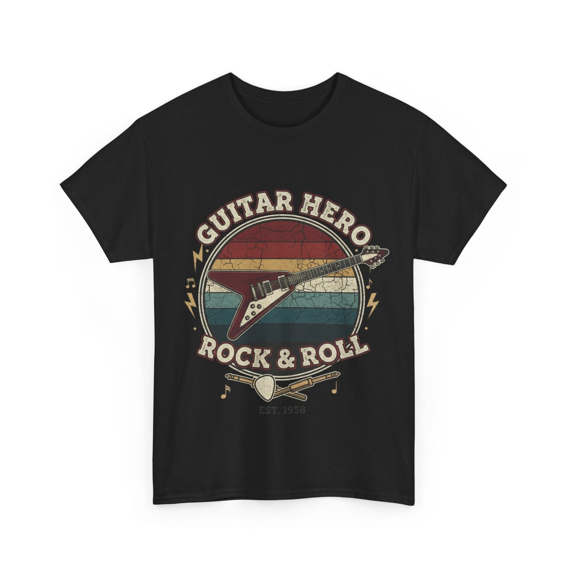 Guitar Hero T-Shirt | Rock and Roll Band Tee | Electric Guitar Graphic Shirt | Music Lover Gift - That Should Be on a T-Shirt