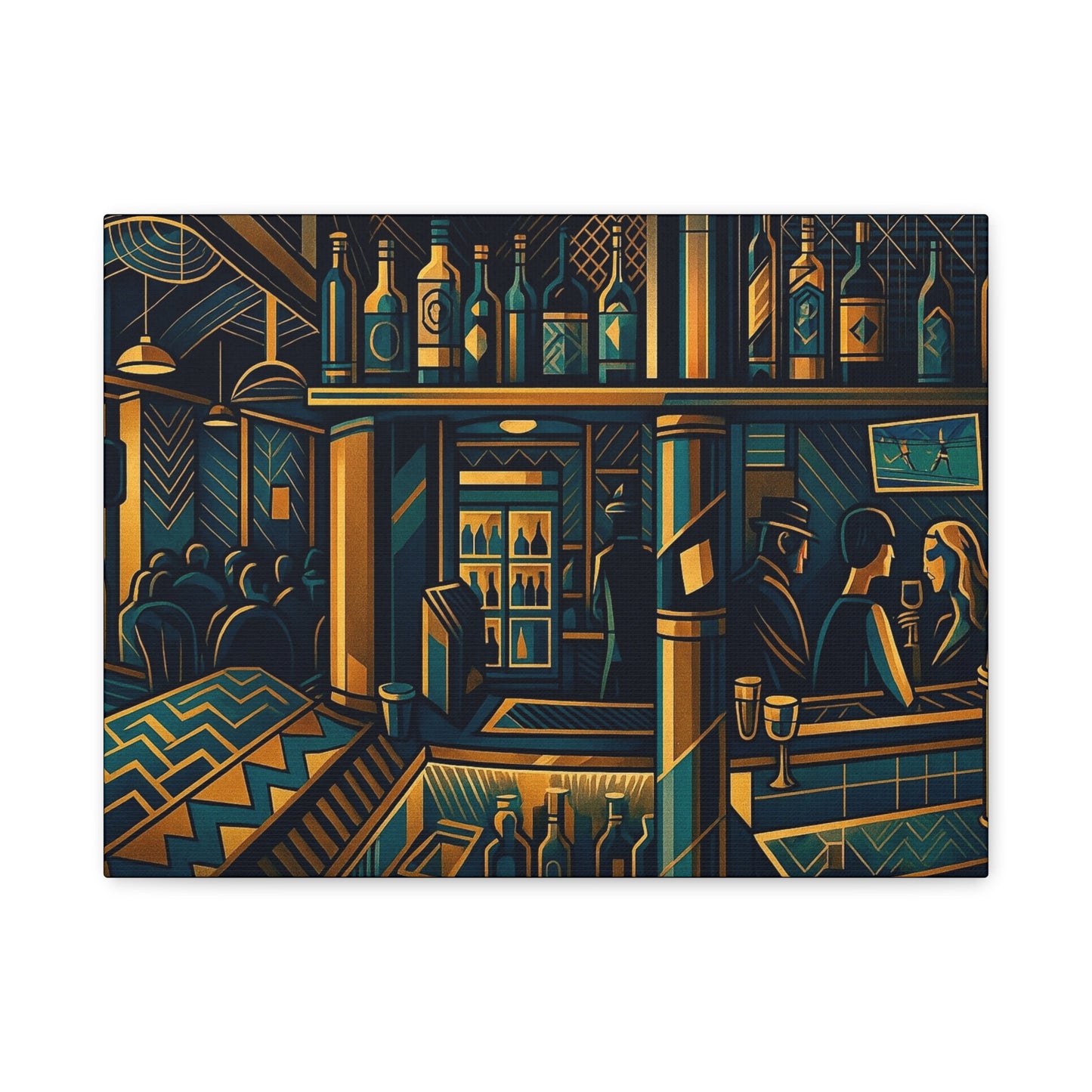 Art Deco -  Modern Wall Art, Unique Gift, Jazz Night Decor, Vintage Vibe