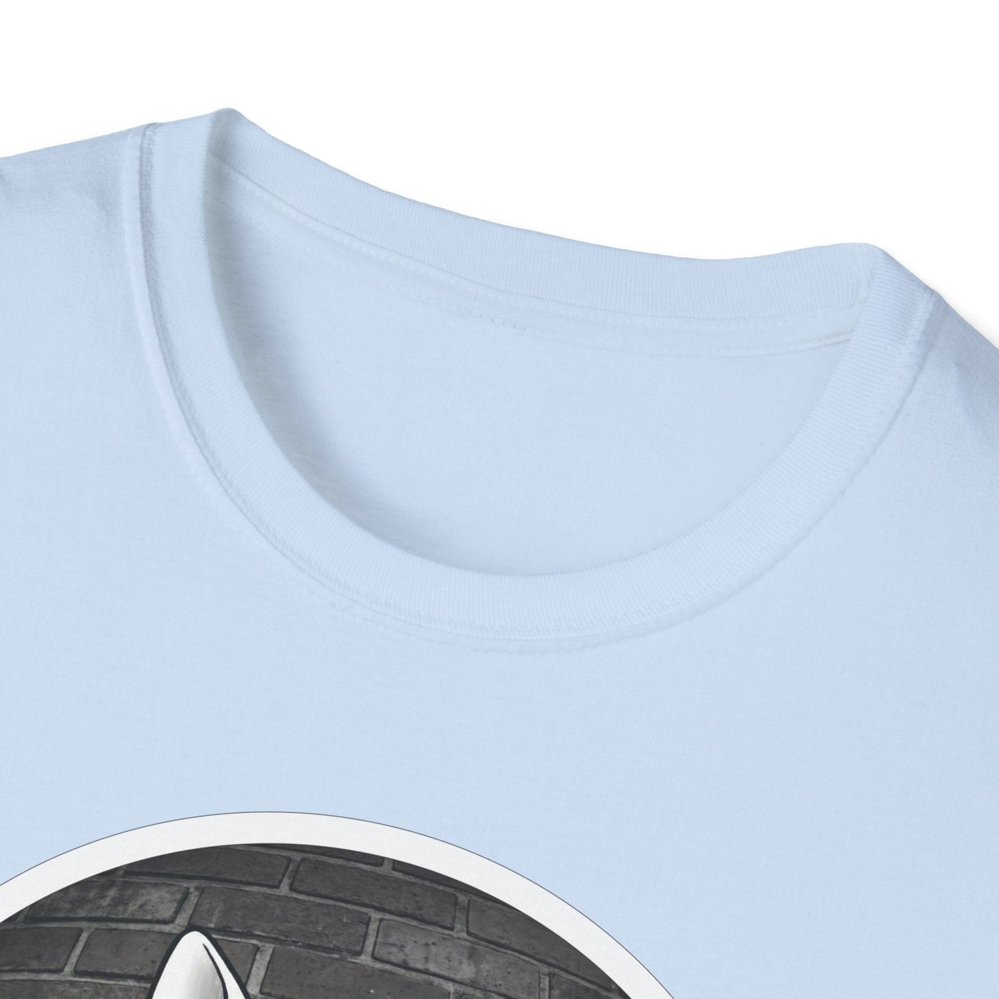 Bull Terrier Cartoon T-Shirt — Cute Dog Face Graphic Tee - That Should Be on a T-Shirt