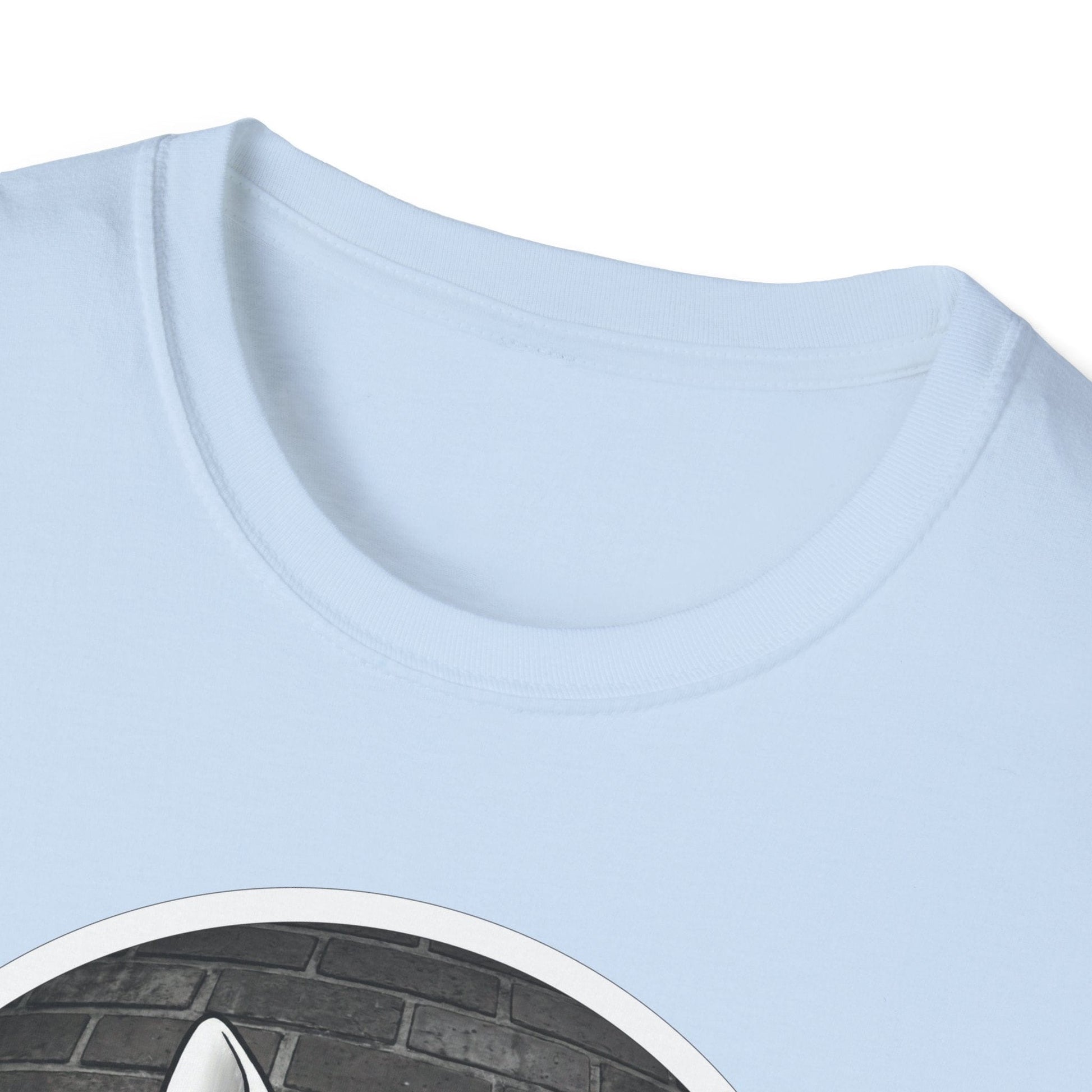 Bull Terrier Cartoon T-Shirt — Cute Dog Face Graphic Tee - That Should Be on a T-Shirt