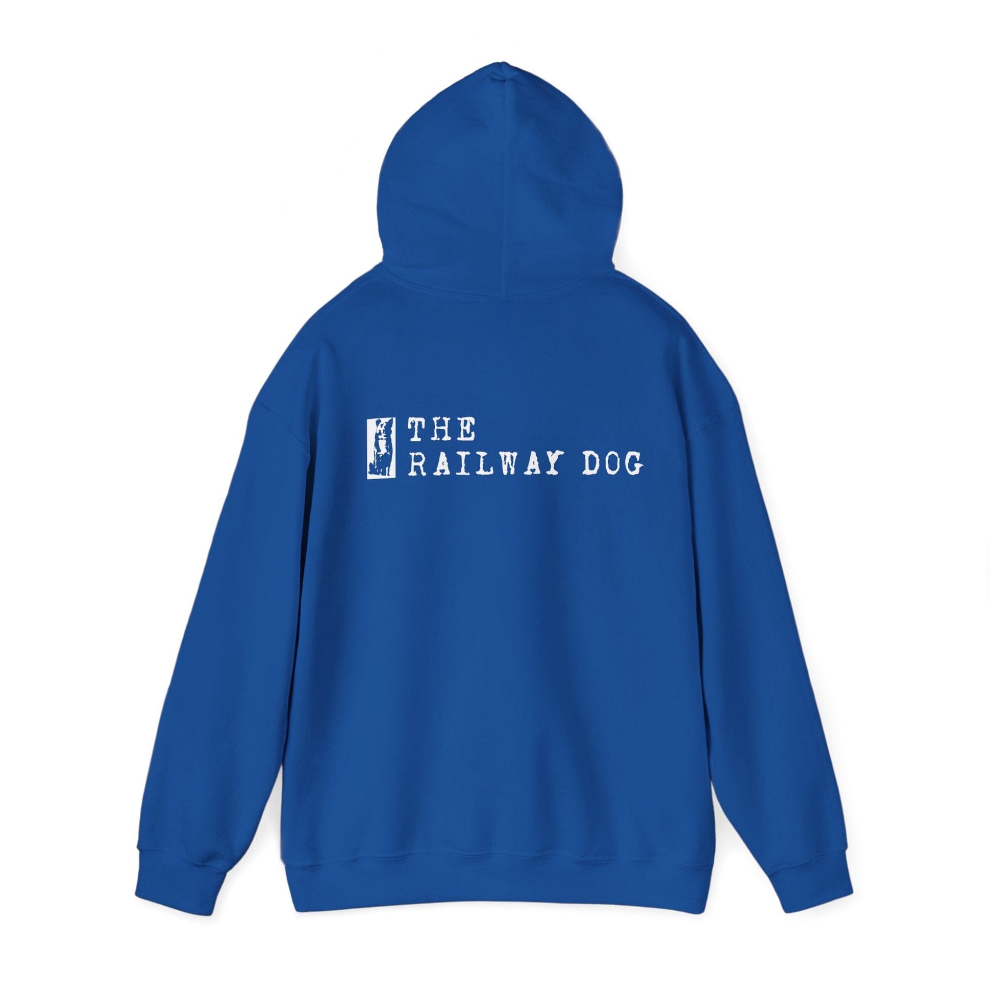 Railway Dog Hoodie - 'The Railway Dog' Vintage Logo Pullover - That Should Be on a T-Shirt