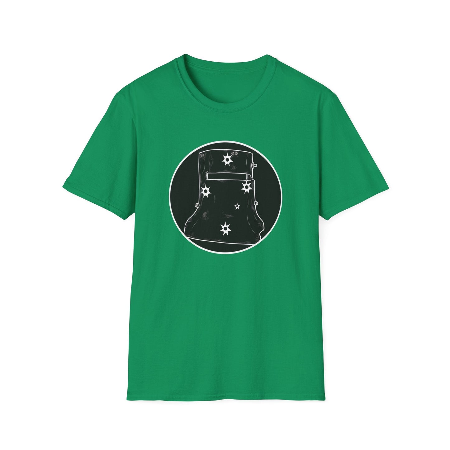 Ned Kelly Outlaw Helmet Graphic T-Shirt - Premium Black Cotton Streetwear - That Should Be on a T-Shirt
