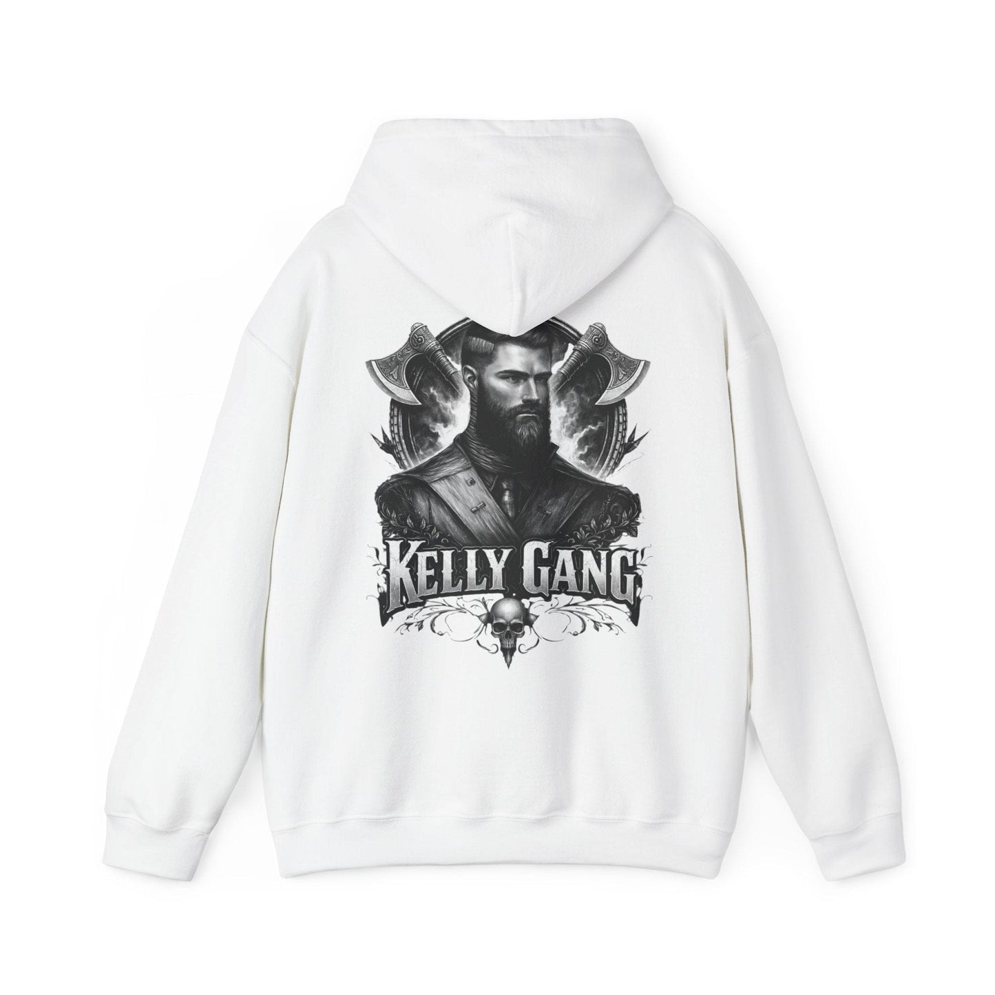 Kelly Gang Hoodie – Vintage Outlaw Portrait Pullover - That Should Be on a T-Shirt