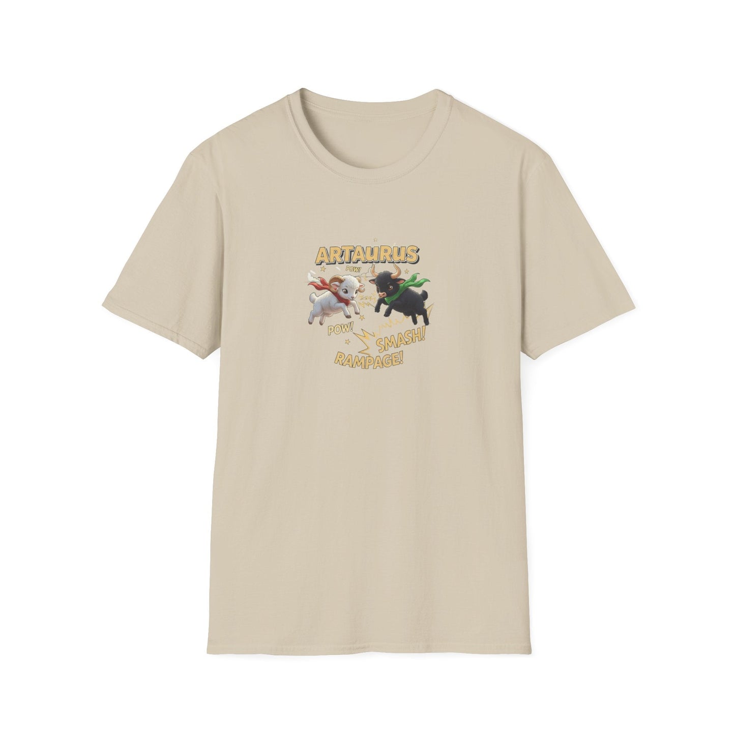 Artaurus “Rampage!” T-Shirt – Aries Taurus Cusp Zodiac Mashup Tee - That Should Be on a T-Shirt