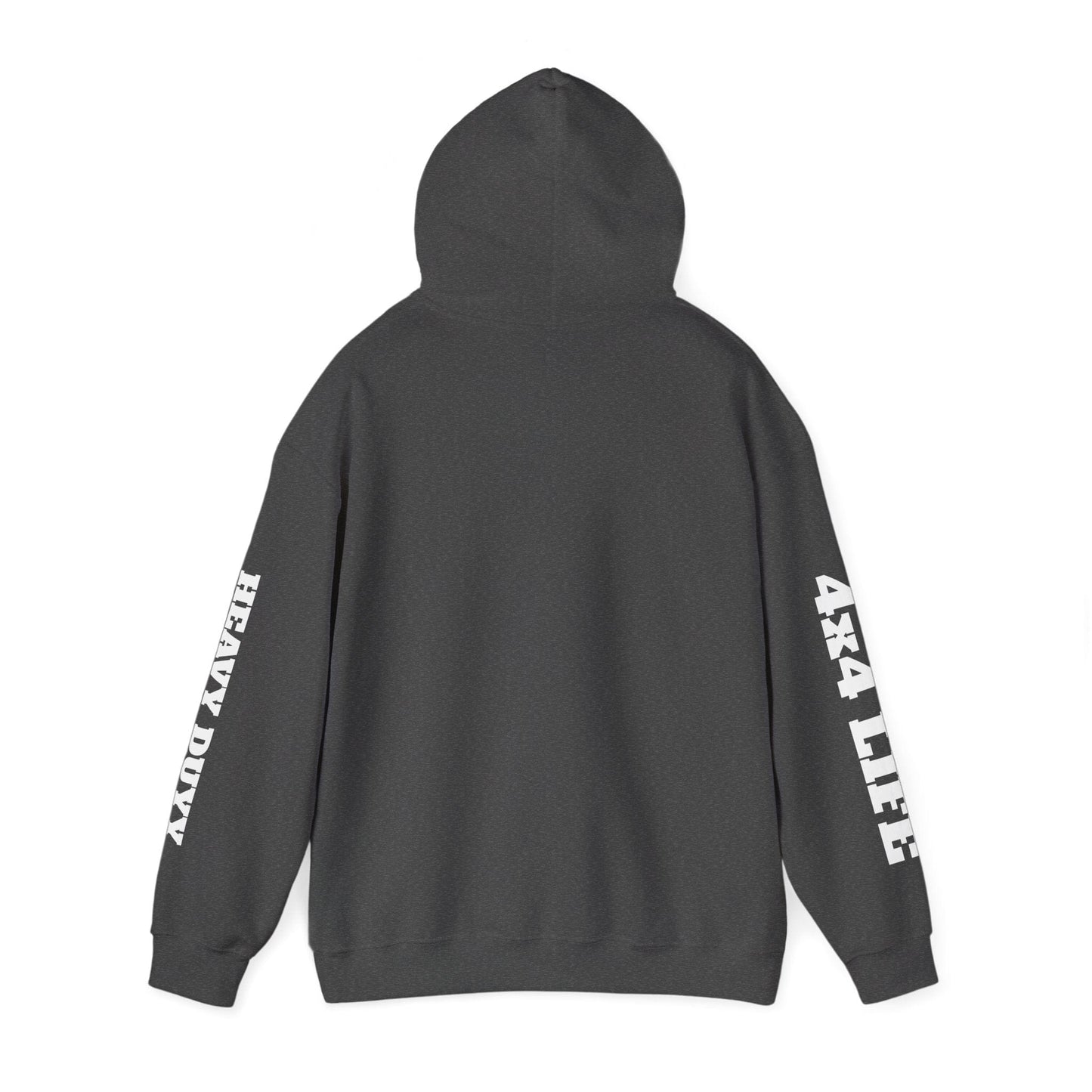 Classic 4x4 Off-Road Adventure Pullover Hoodie | Vintage Landcruiser & Sleeve Print - That Should Be on a T-Shirt