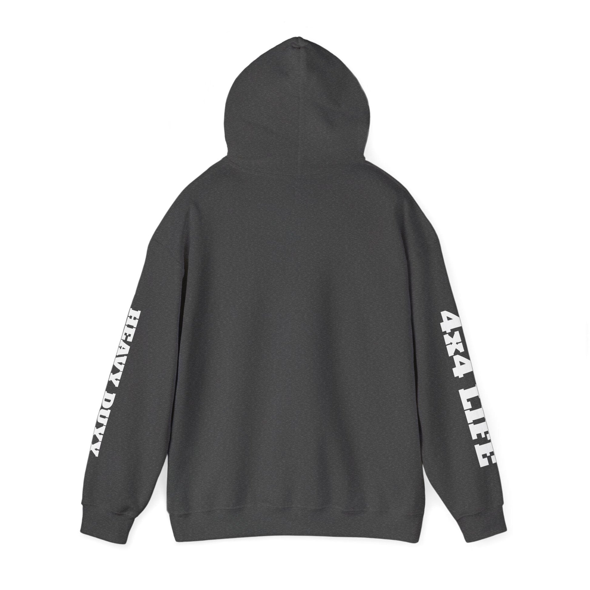 Classic 4x4 Off-Road Adventure Pullover Hoodie | Vintage Landcruiser & Sleeve Print - That Should Be on a T-Shirt