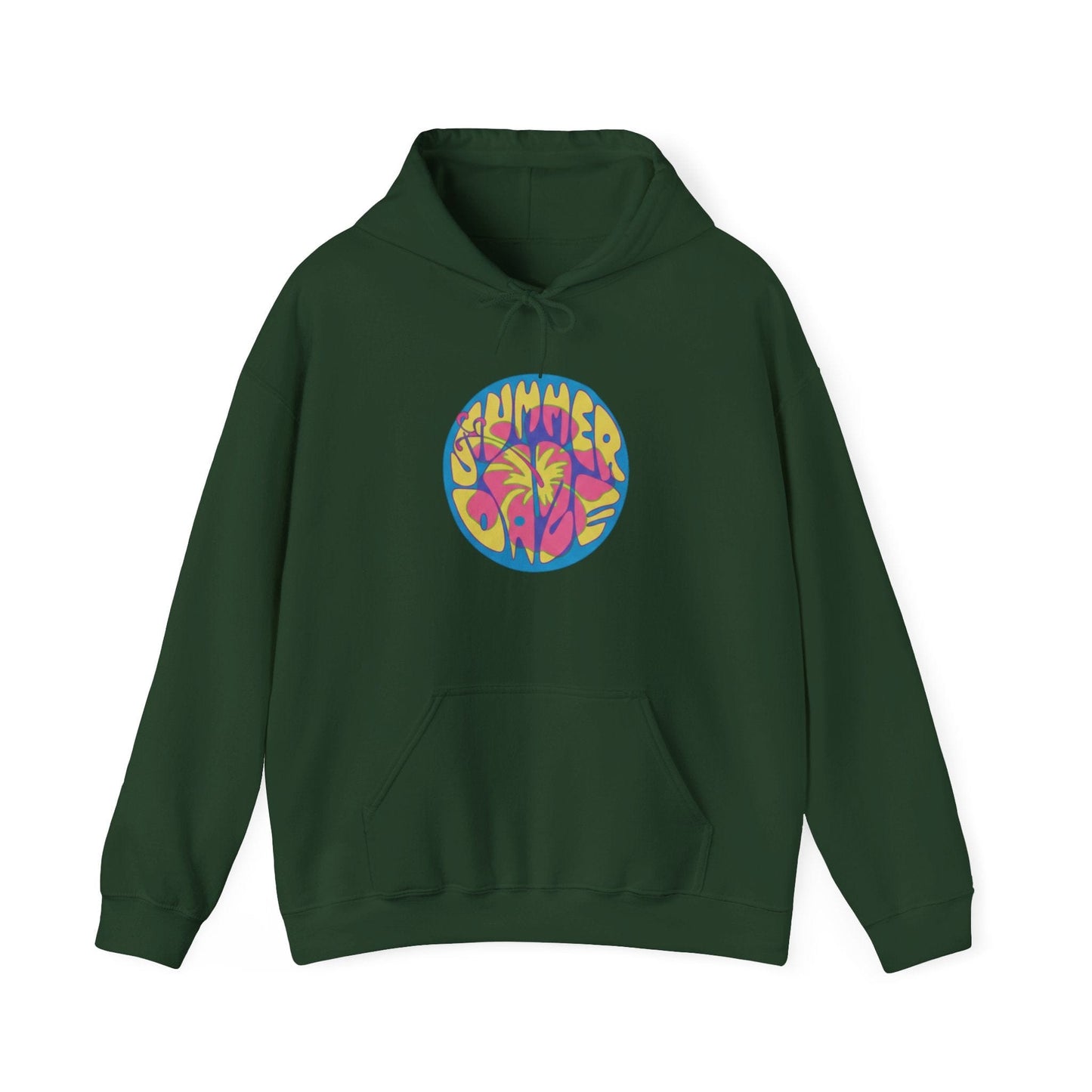 Summer Daze Retro 70s Graphic Hoodie – Oversized Surf Sweatshirt