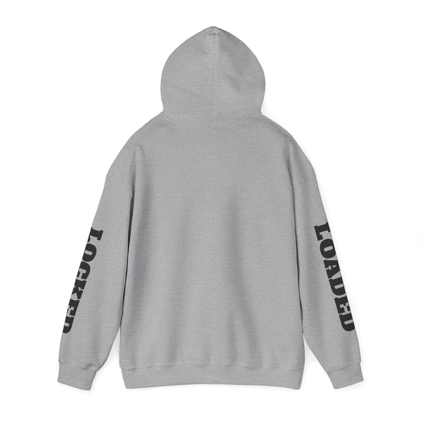 Classic Off-Road Hoodie – Vintage 4x4 Sunset Graphic with 'LOADED' Sleeve Text - That Should Be on a T-Shirt