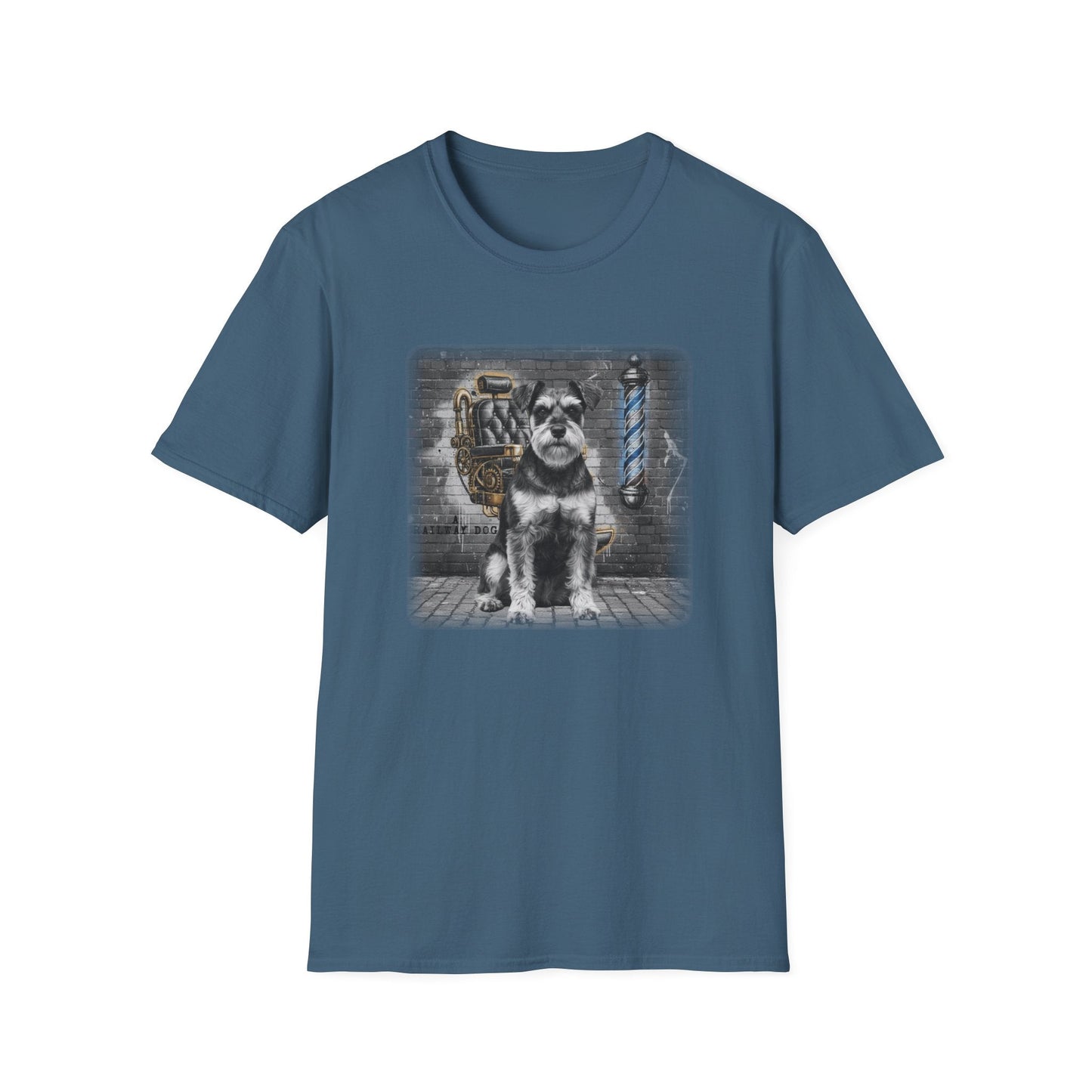 The Dapper Schnauzer Barbershop Tee - That Should Be on a T-Shirt