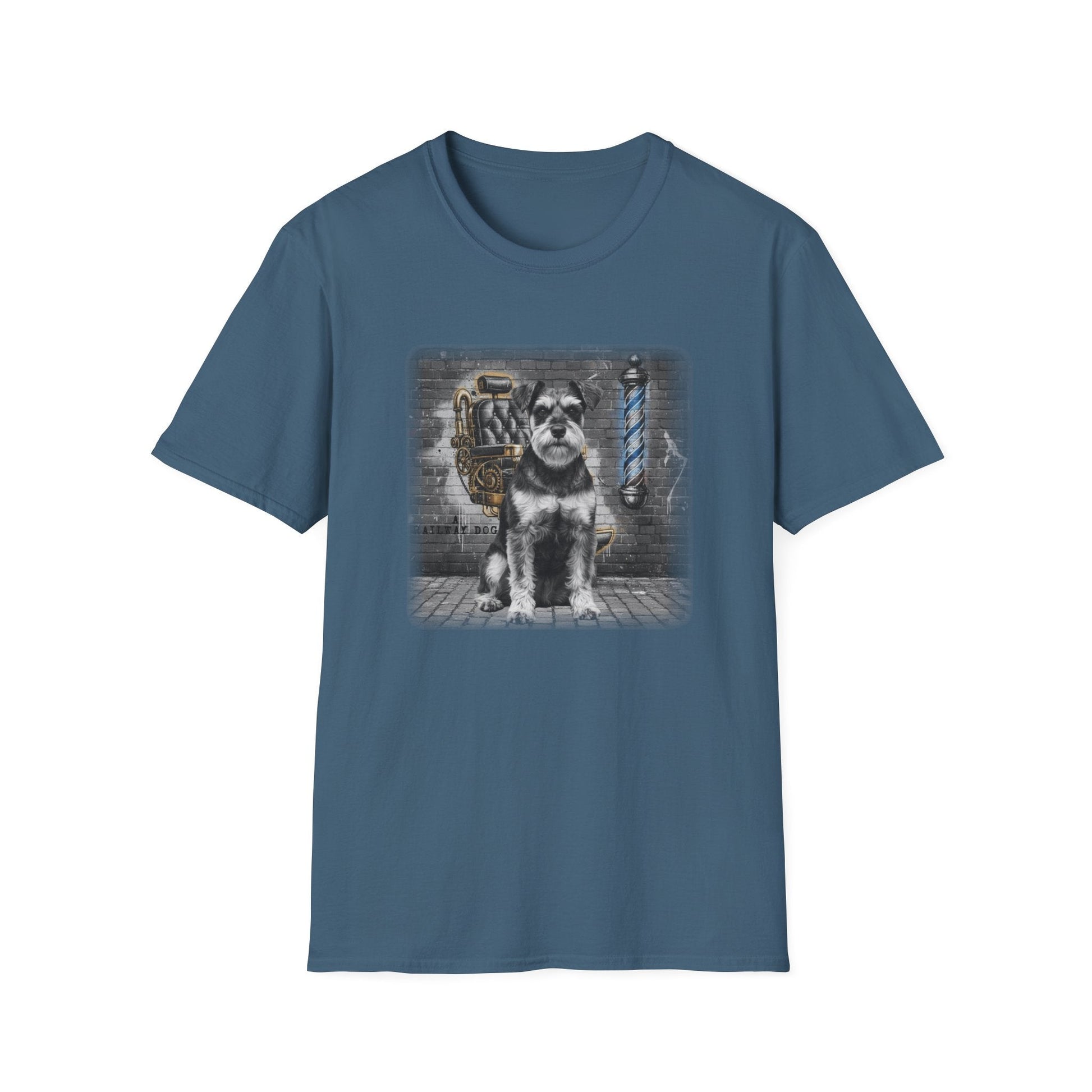 The Dapper Schnauzer Barbershop Tee - That Should Be on a T-Shirt