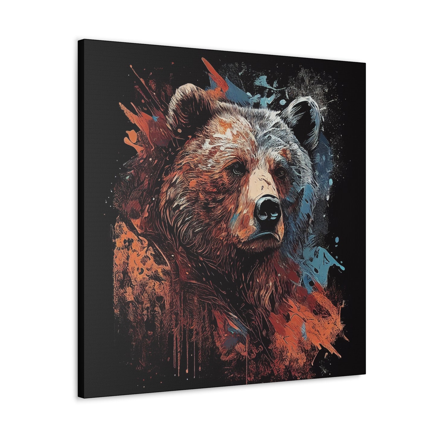 Grizzly Bear Art, Nature-Inspired Wall Decor - That Should Be on a T-Shirt