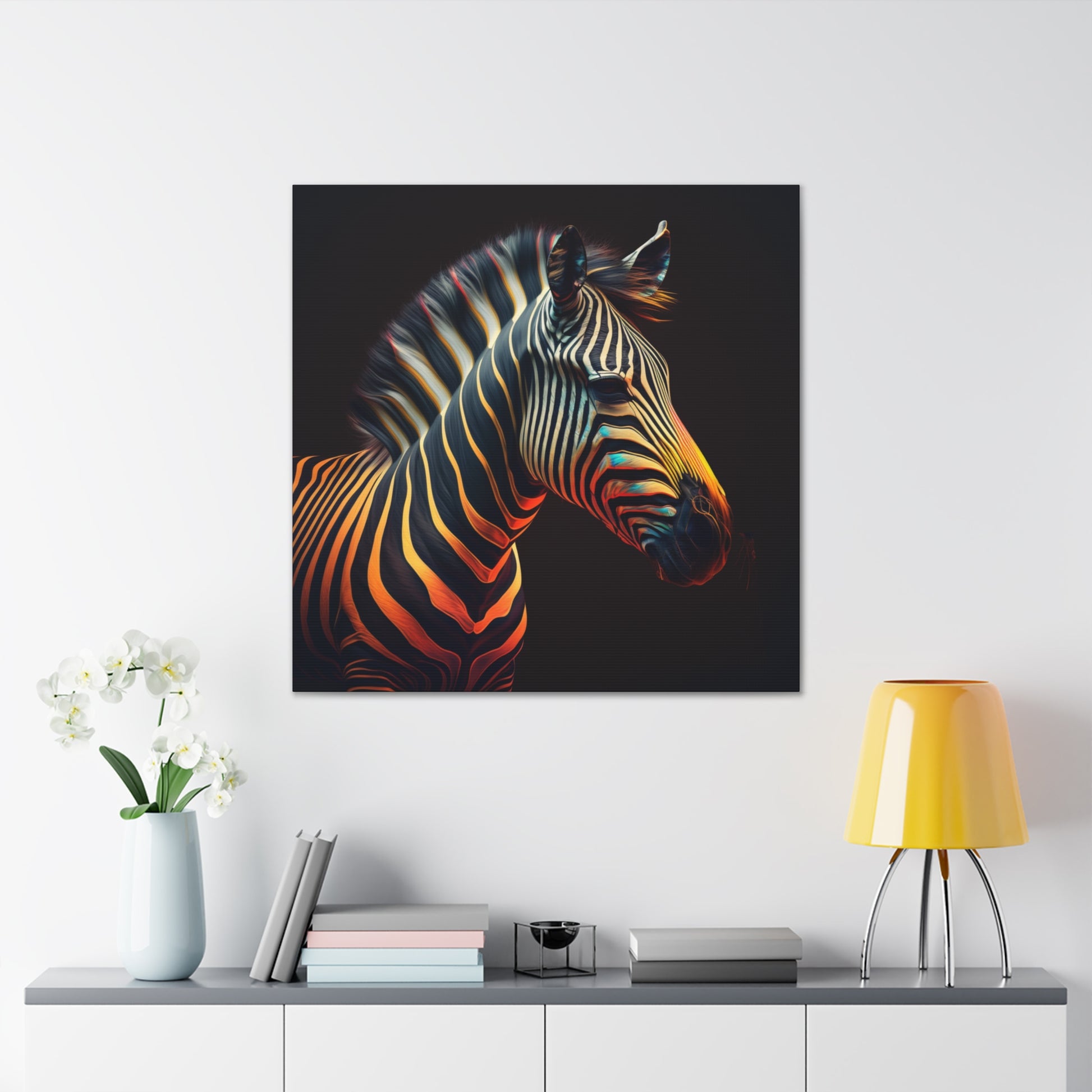 Unleash Wild Elegance: Zebra Canvas Art - That Should Be on a T-Shirt