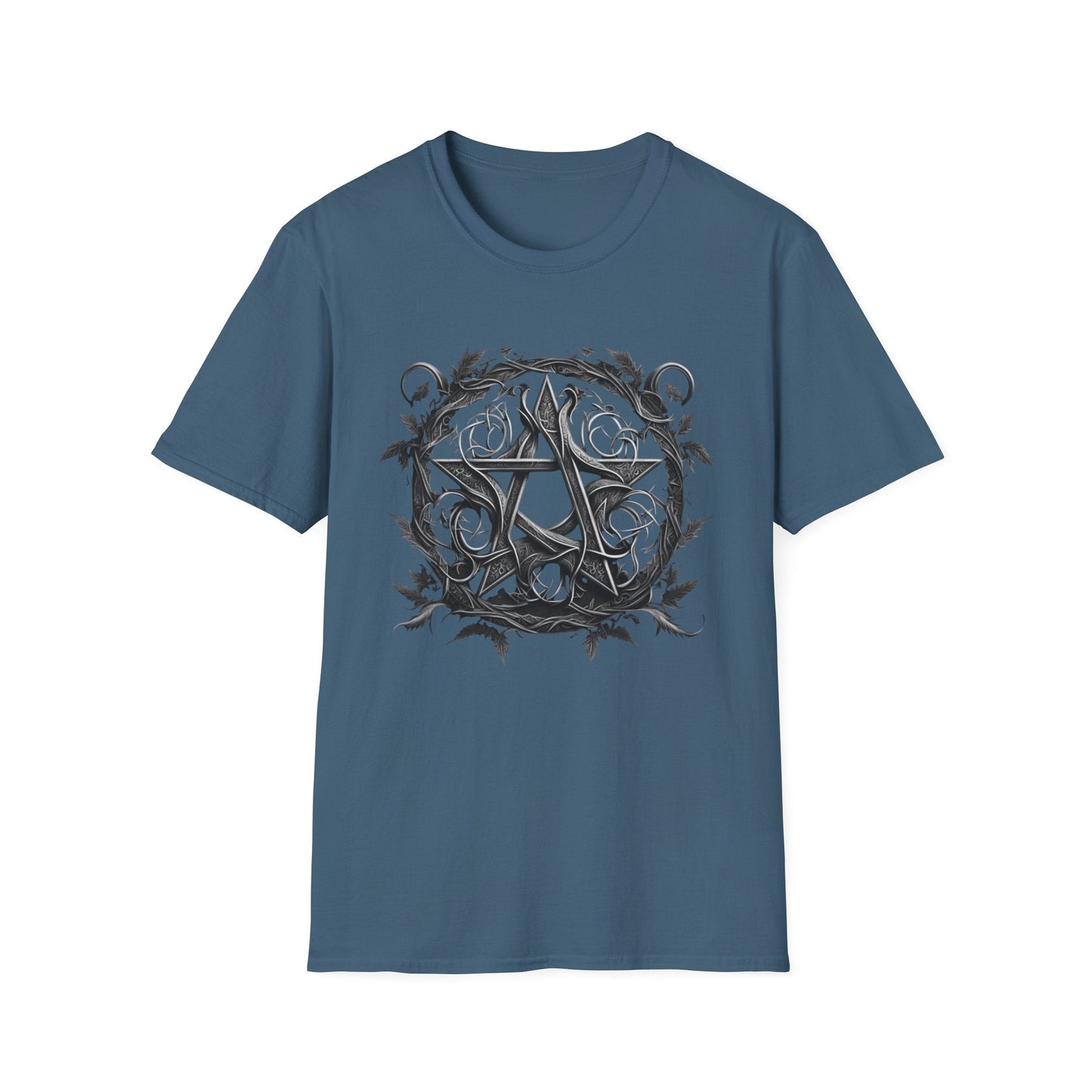 Gothic Sigil T-Shirt – Dark Circular Emblem Graphic Tee - That Should Be on a T-Shirt