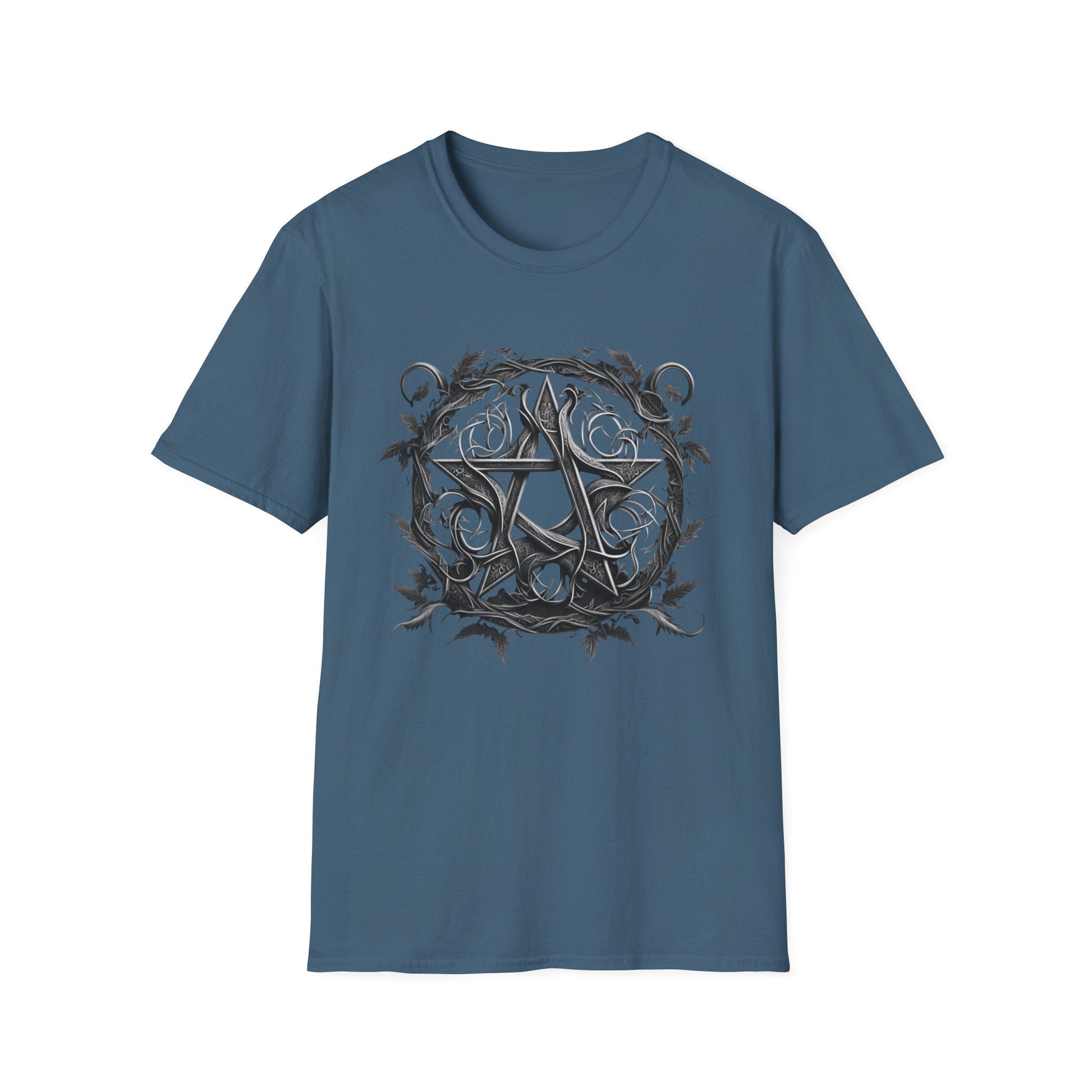 Gothic Sigil T-Shirt – Dark Circular Emblem Graphic Tee - That Should Be on a T-Shirt