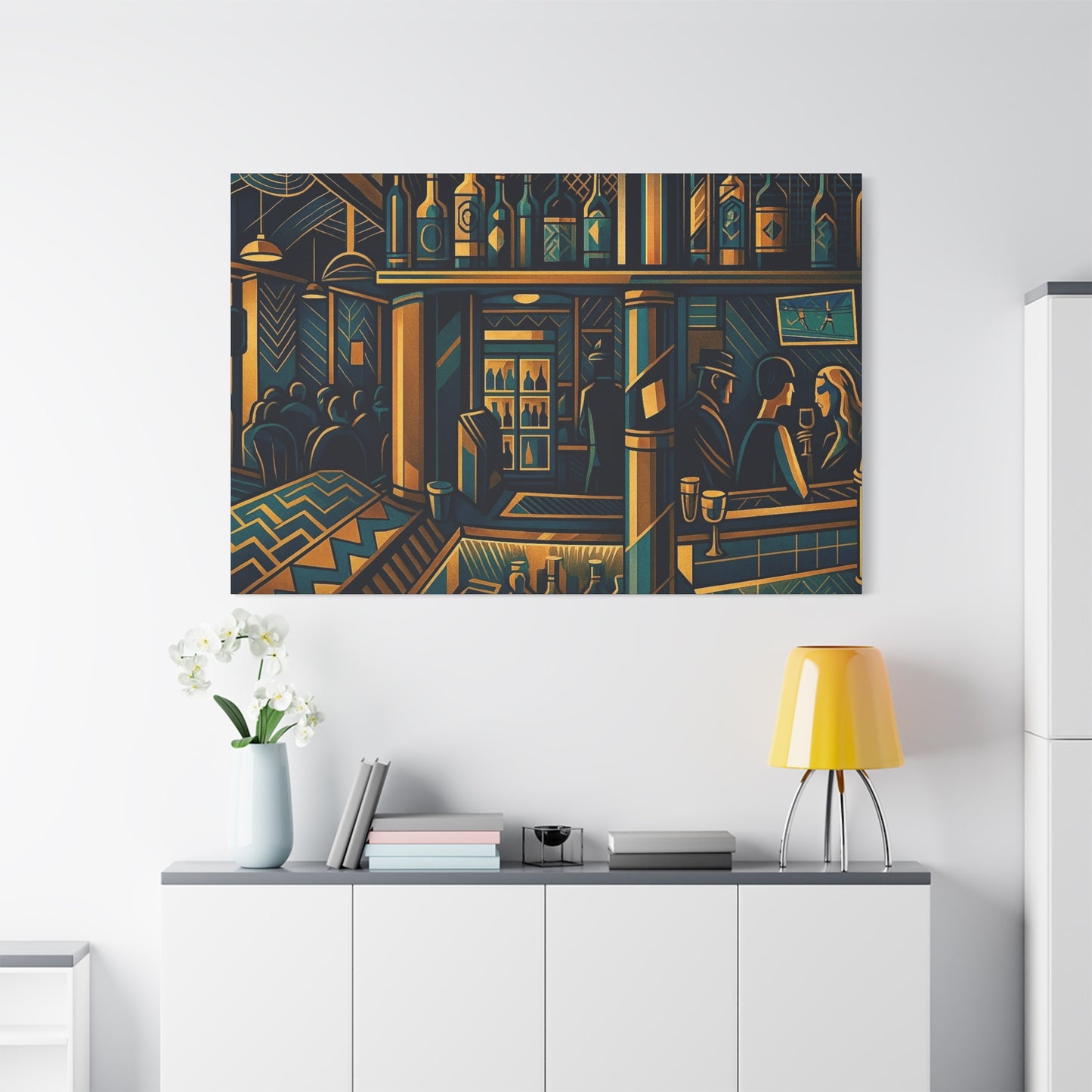 Art Deco -  Modern Wall Art, Unique Gift, Jazz Night Decor, Vintage Vibe