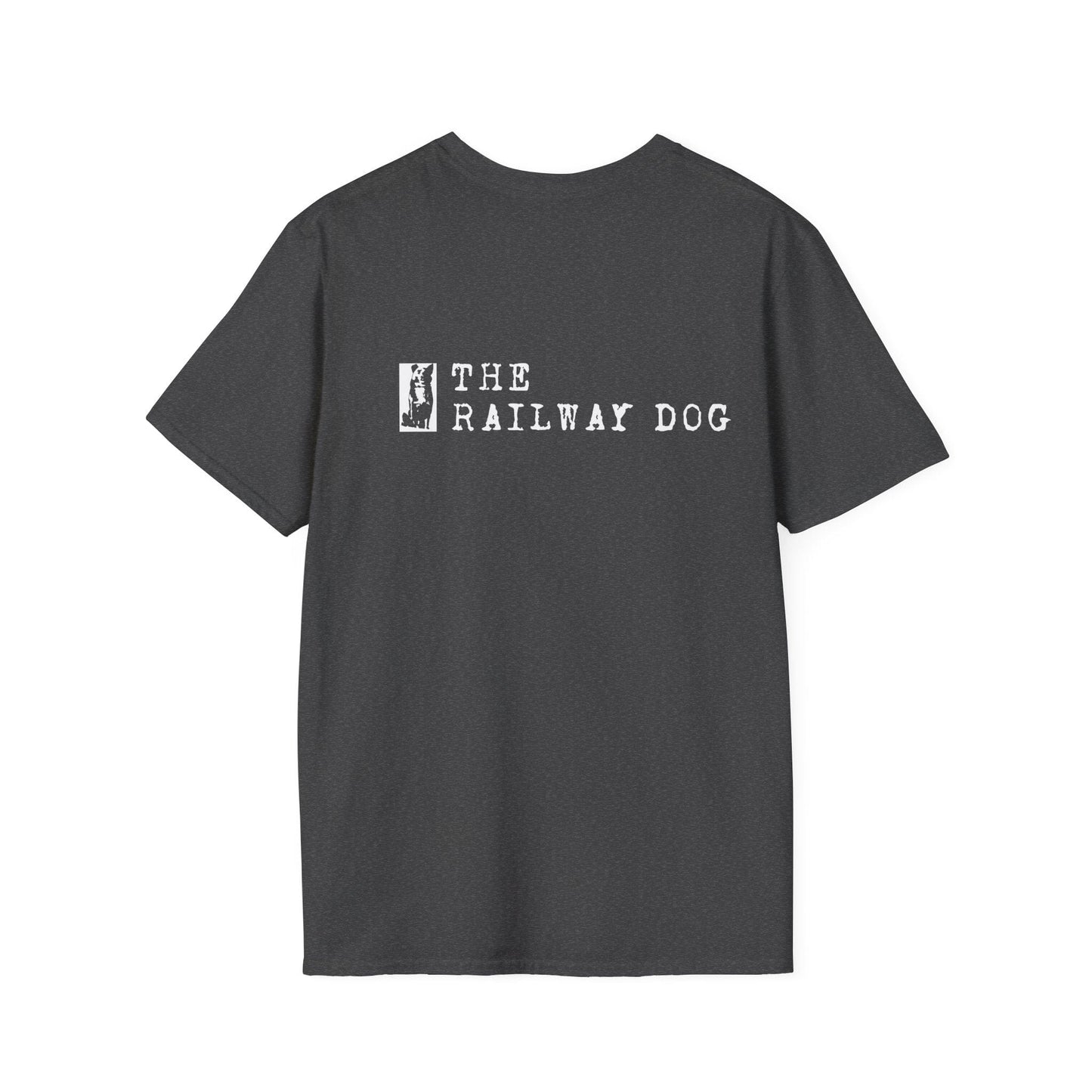 Railway Dog T-Shirt — Vintage Logo Tee - That Should Be on a T-Shirt