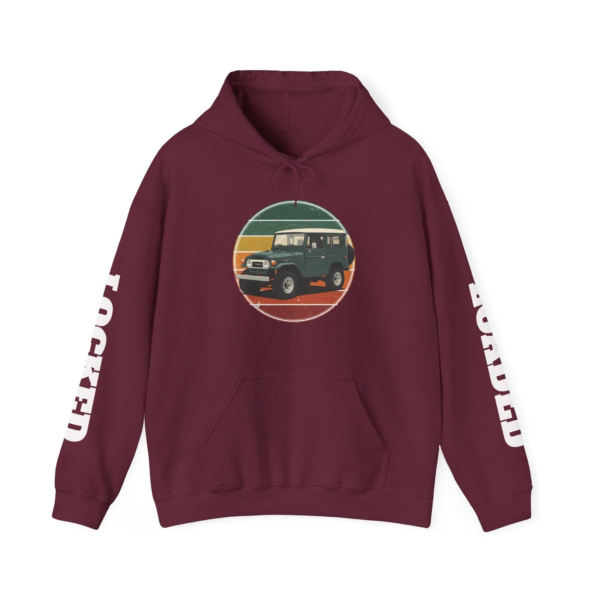 Locked & Loaded FJ40 Land Cruiser Hoodie | Vintage Off-Road Adventure - That Should Be on a T-Shirt